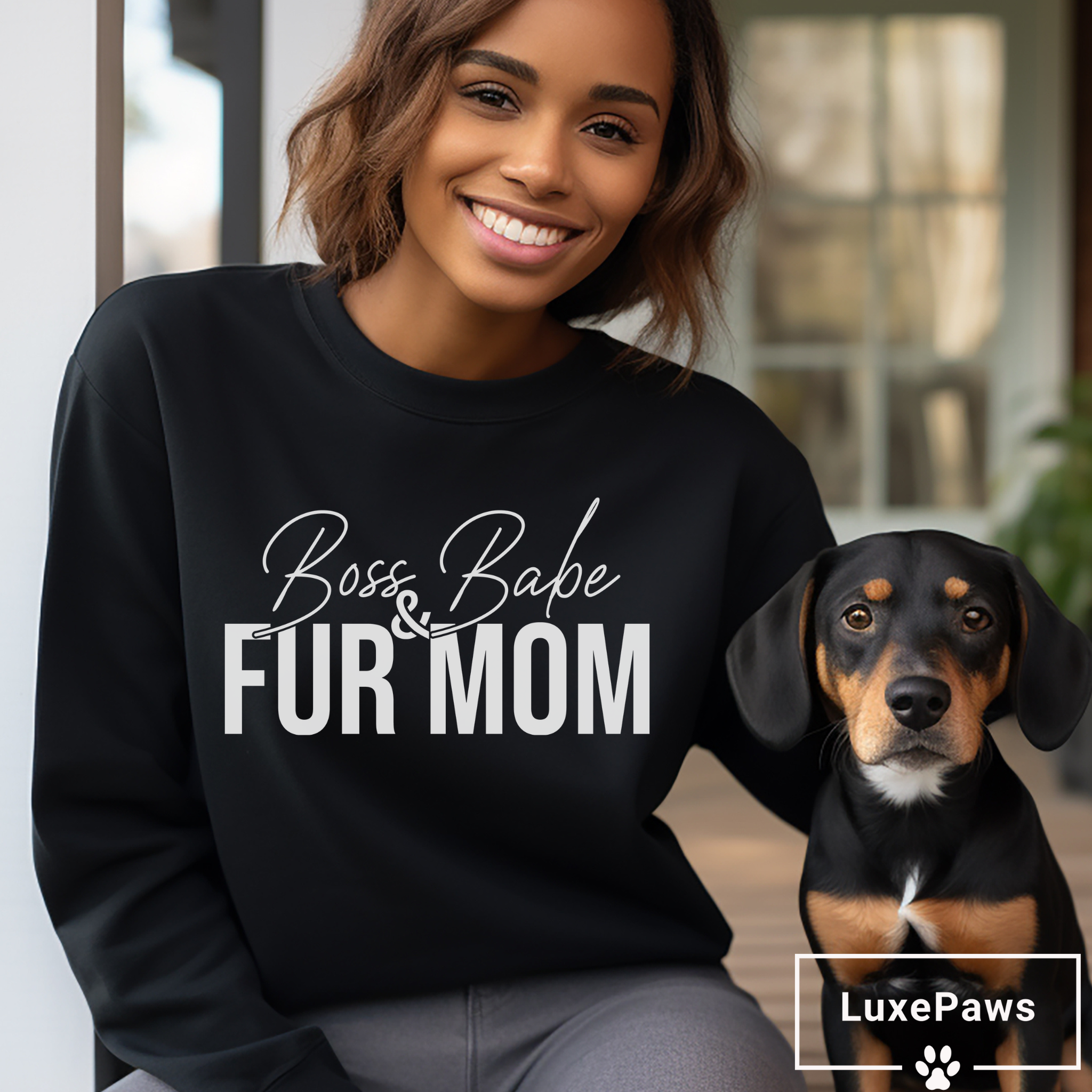 Babe & Fur Mom Sweatshirt