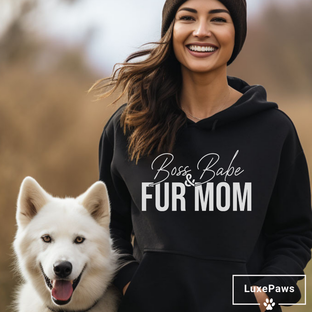 Boss Babe & Fur Mom Hoodie
