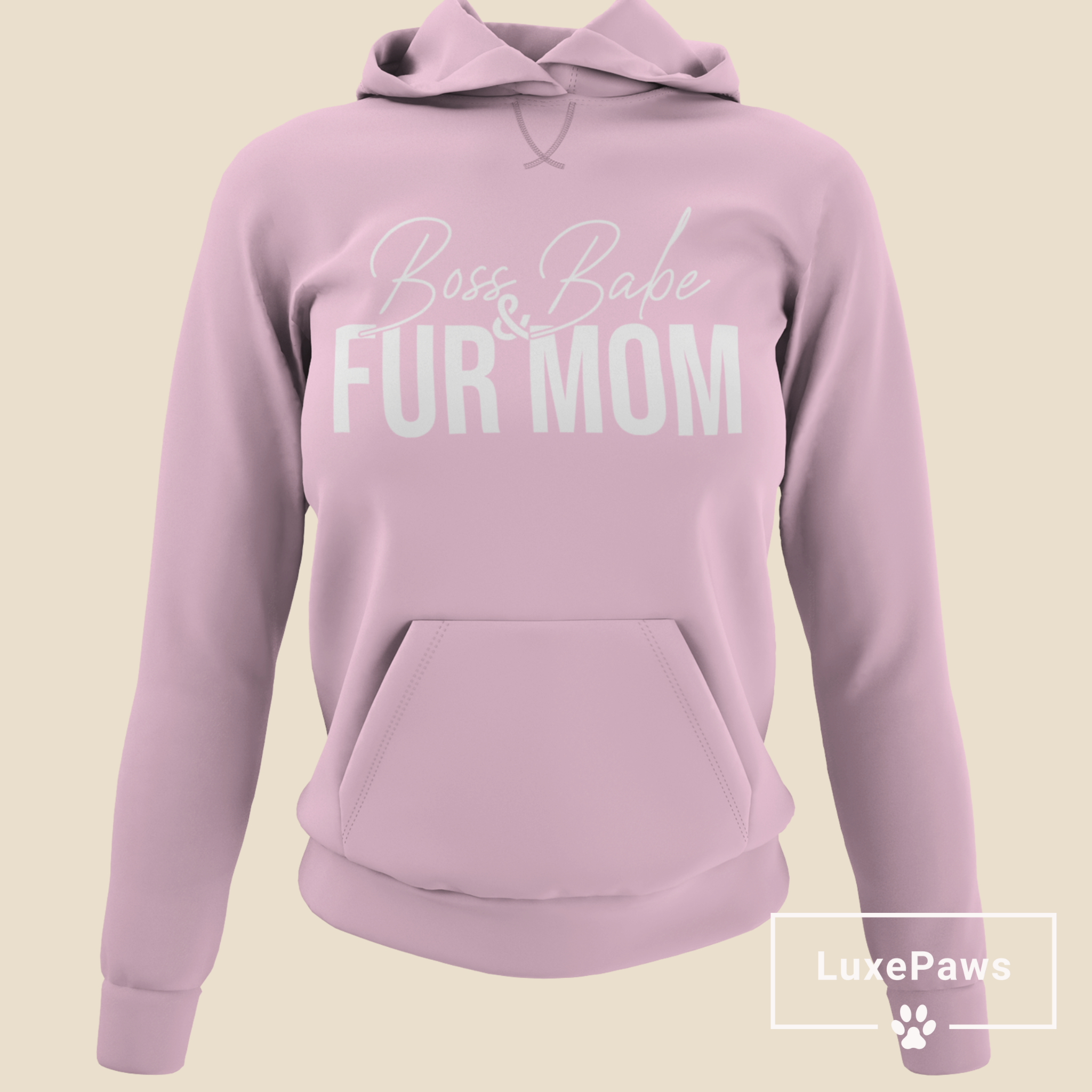Boss Babe & Fur Mom Hoodie