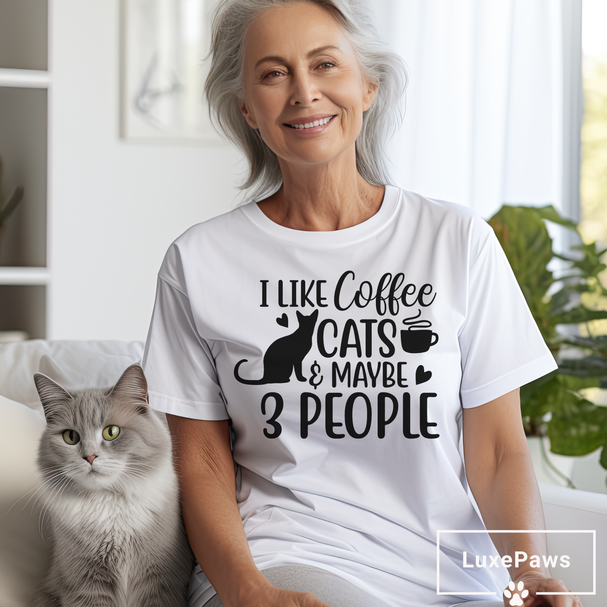 I Like Cats & Maybe 3 People T-Shirt