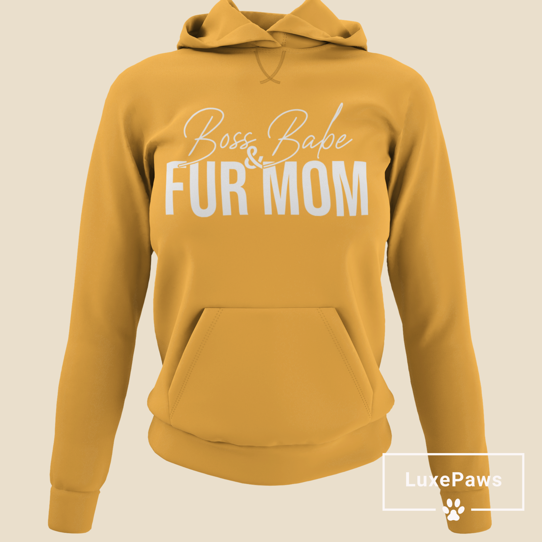Boss Babe & Fur Mom Hoodie