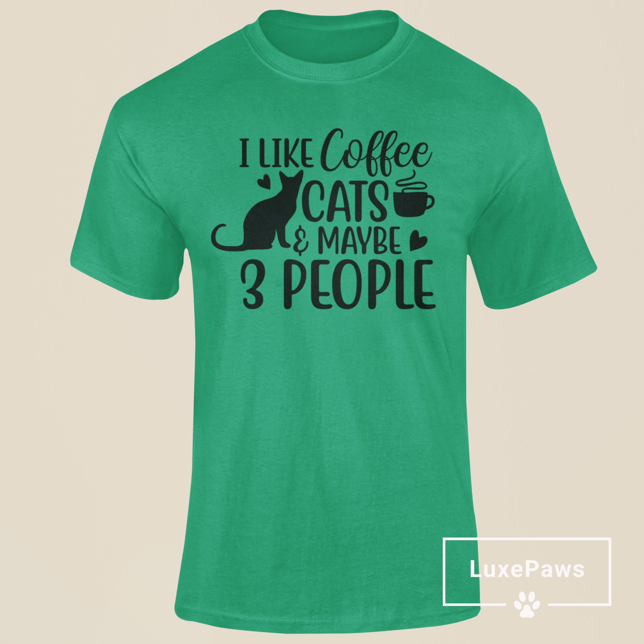 I Like Cats & Maybe 3 People T-Shirt