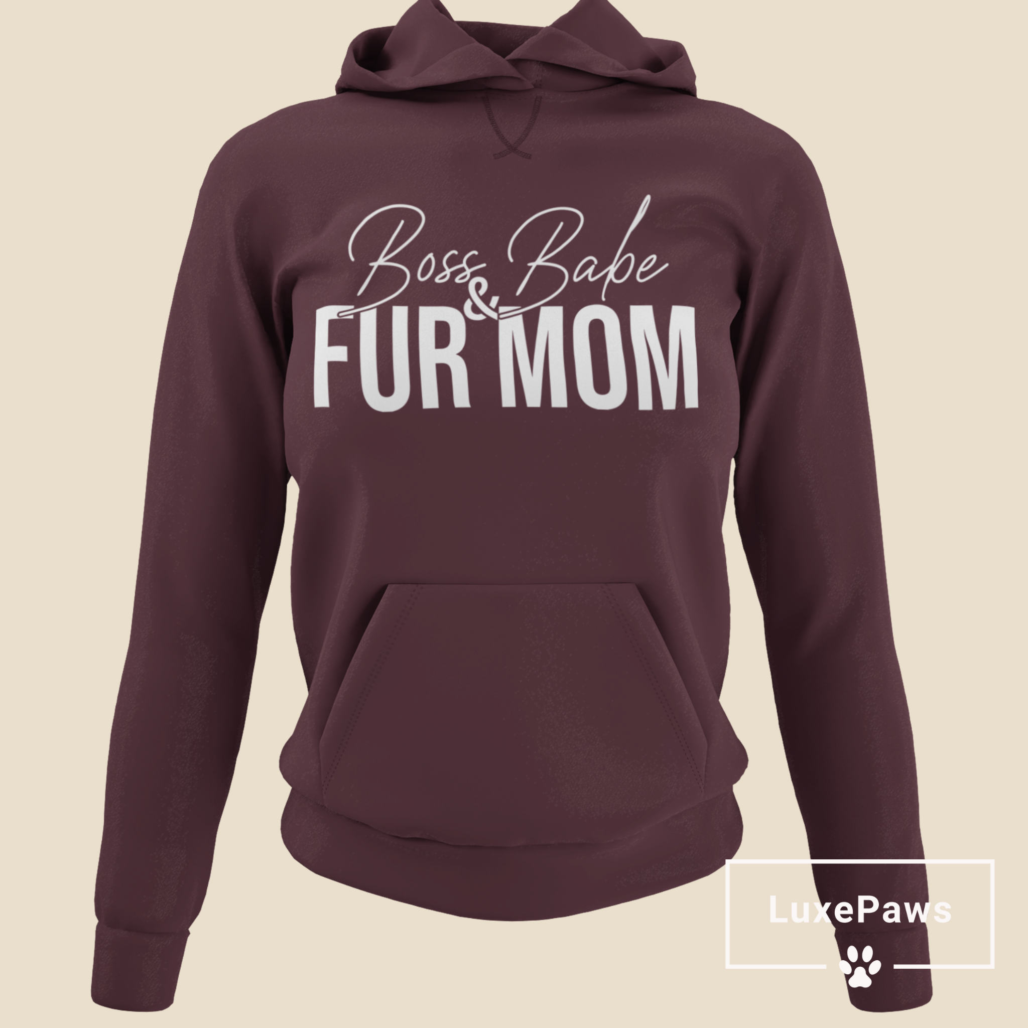 Boss Babe & Fur Mom Hoodie