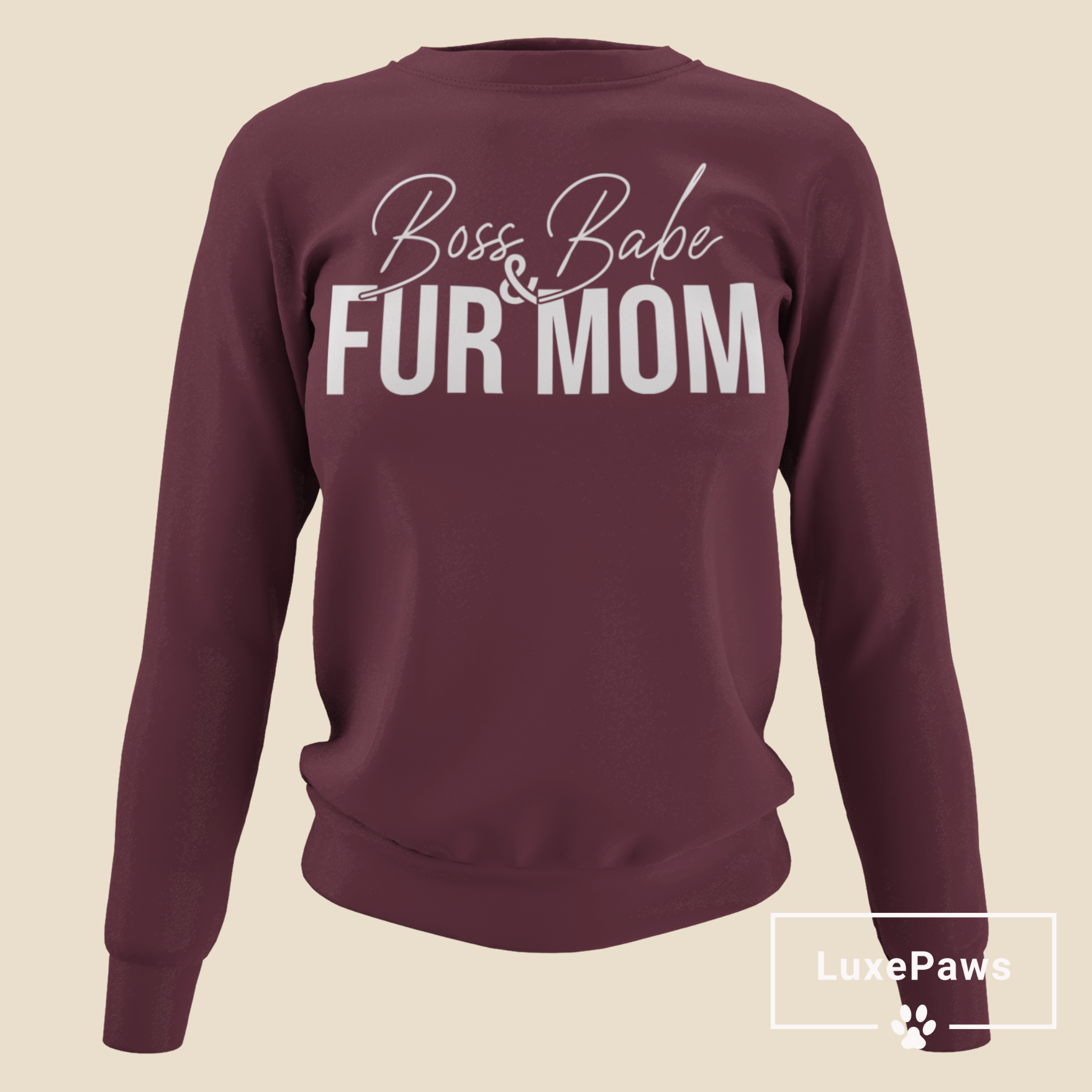 Babe & Fur Mom Sweatshirt