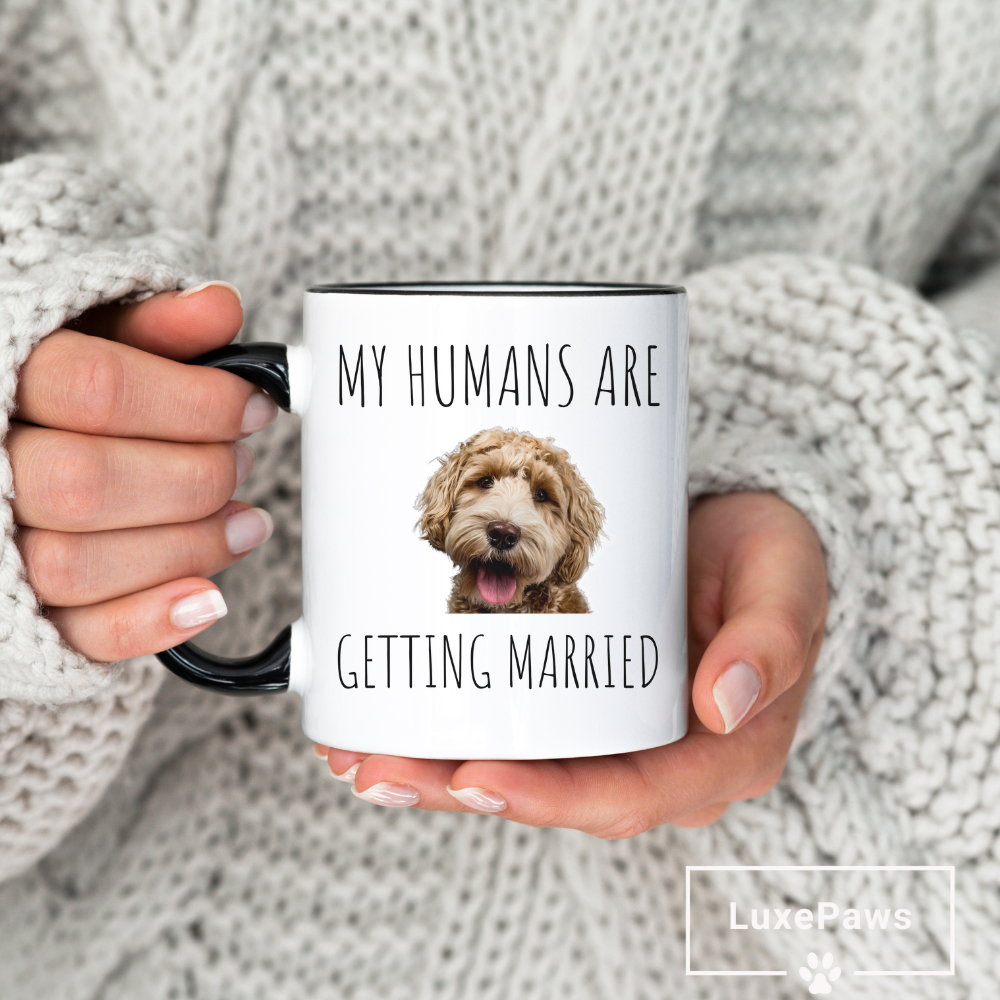 Personalized "My Humans Are Getting Married" 11 oz Accent Mug