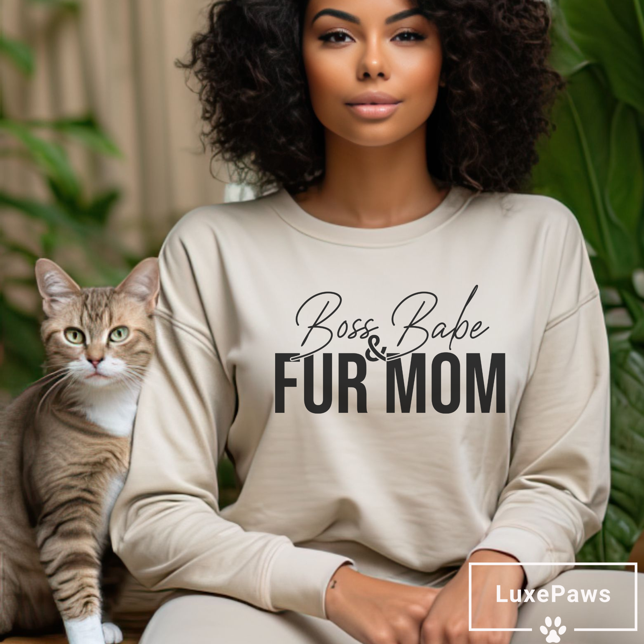 Babe & Fur Mom Sweatshirt