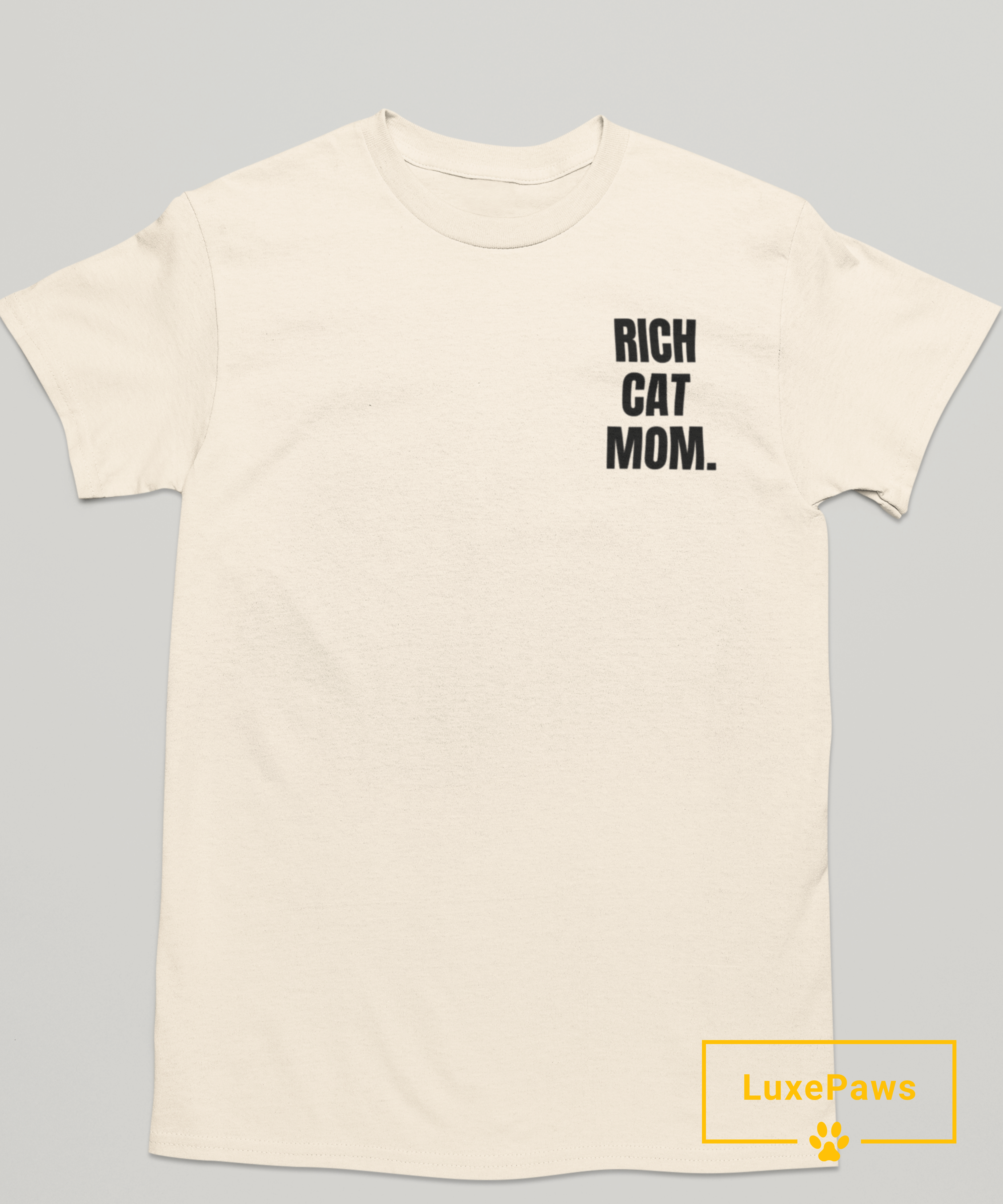 Rich Cat Mom. Comfort Colors T-Shirt