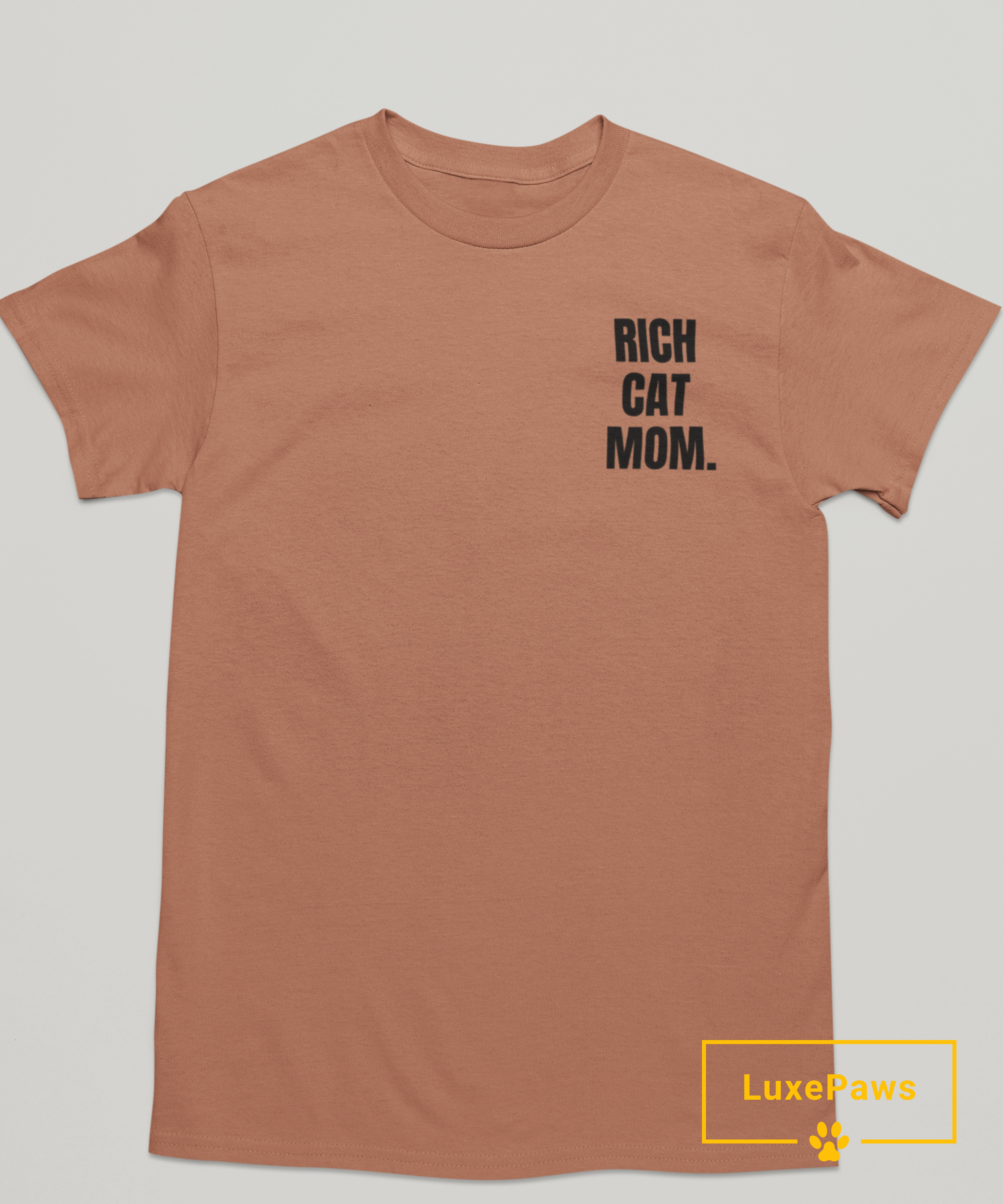 Rich Cat Mom. Comfort Colors T-Shirt