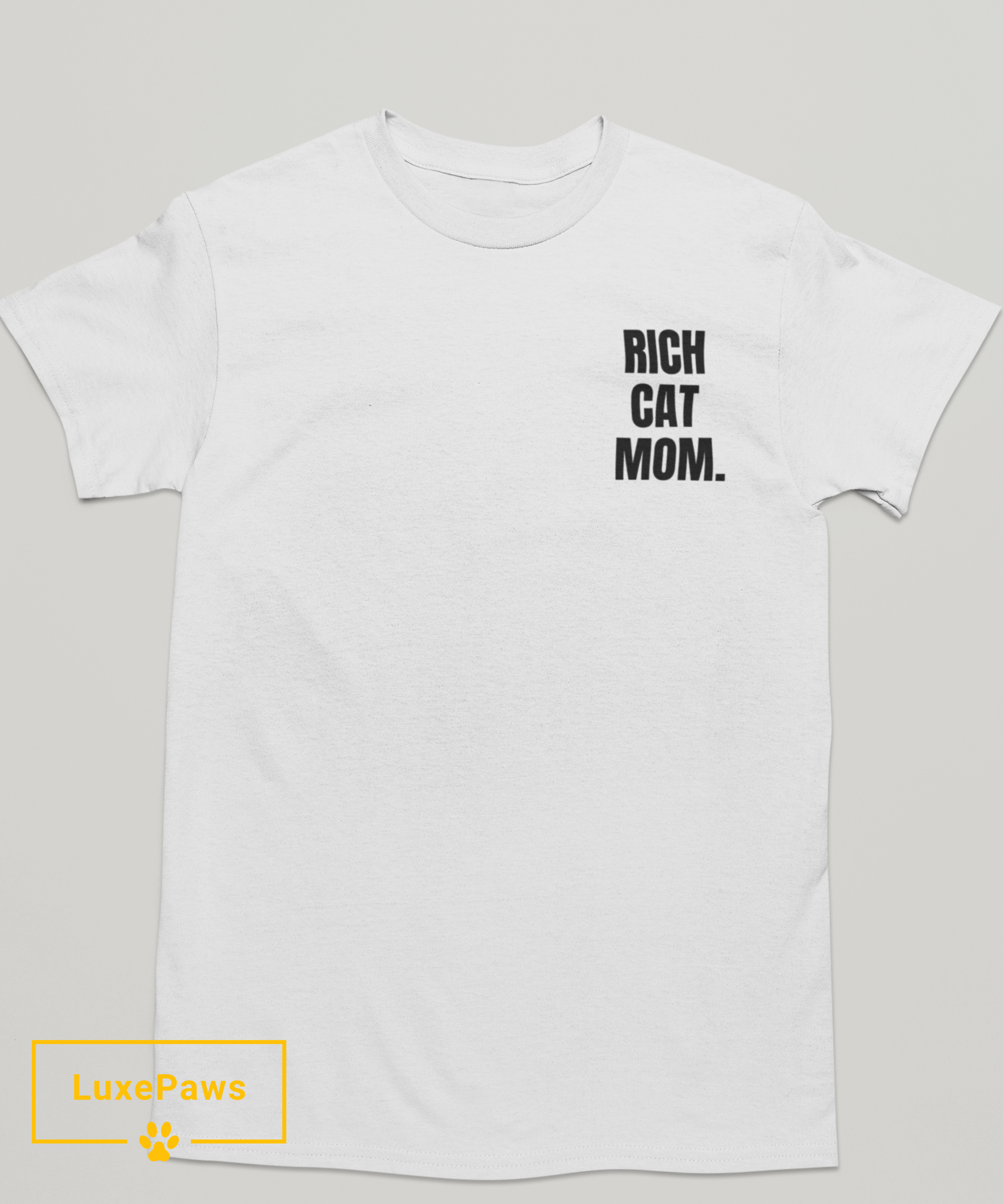 Rich Cat Mom. Comfort Colors T-Shirt
