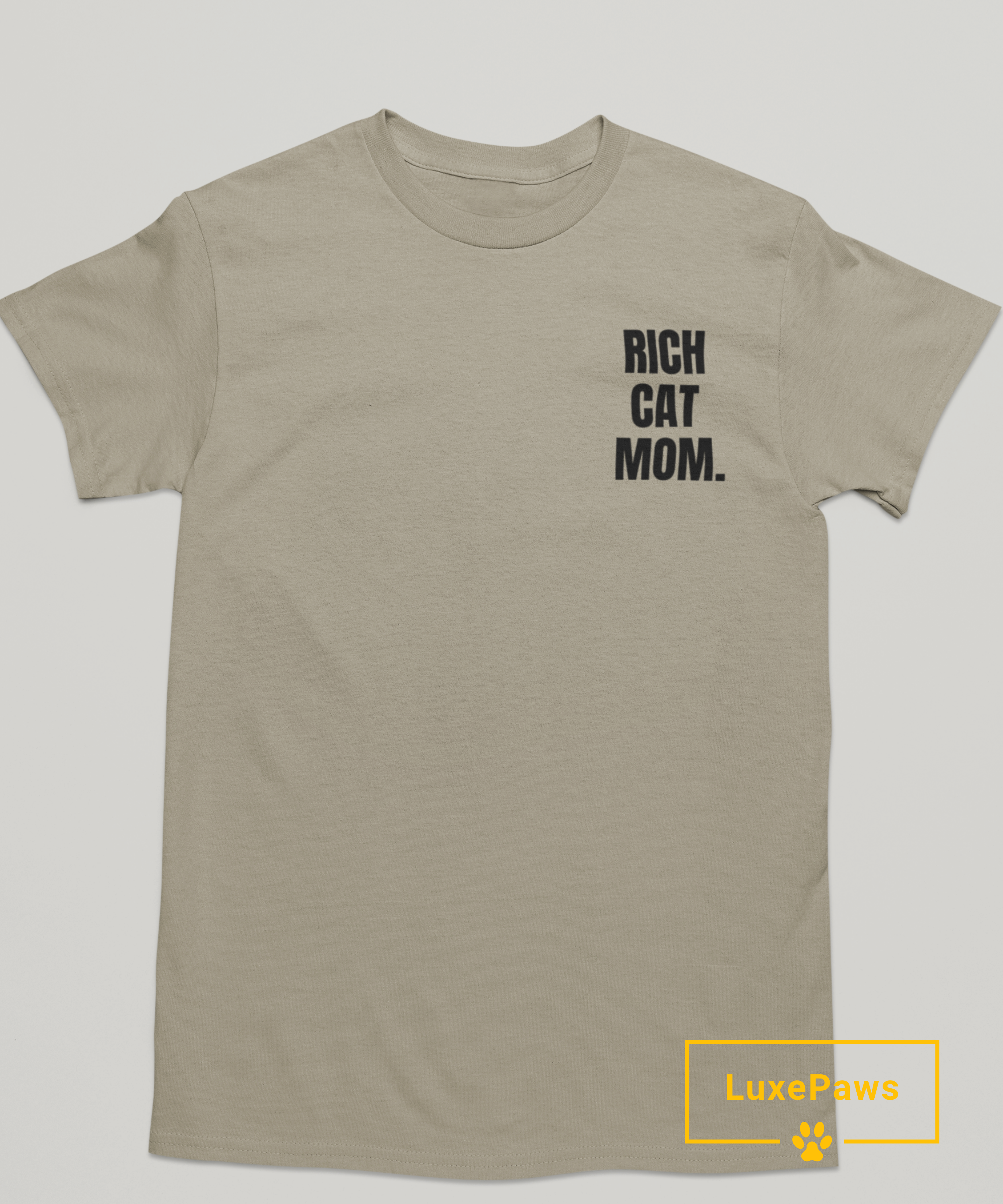 Rich Cat Mom. Comfort Colors T-Shirt