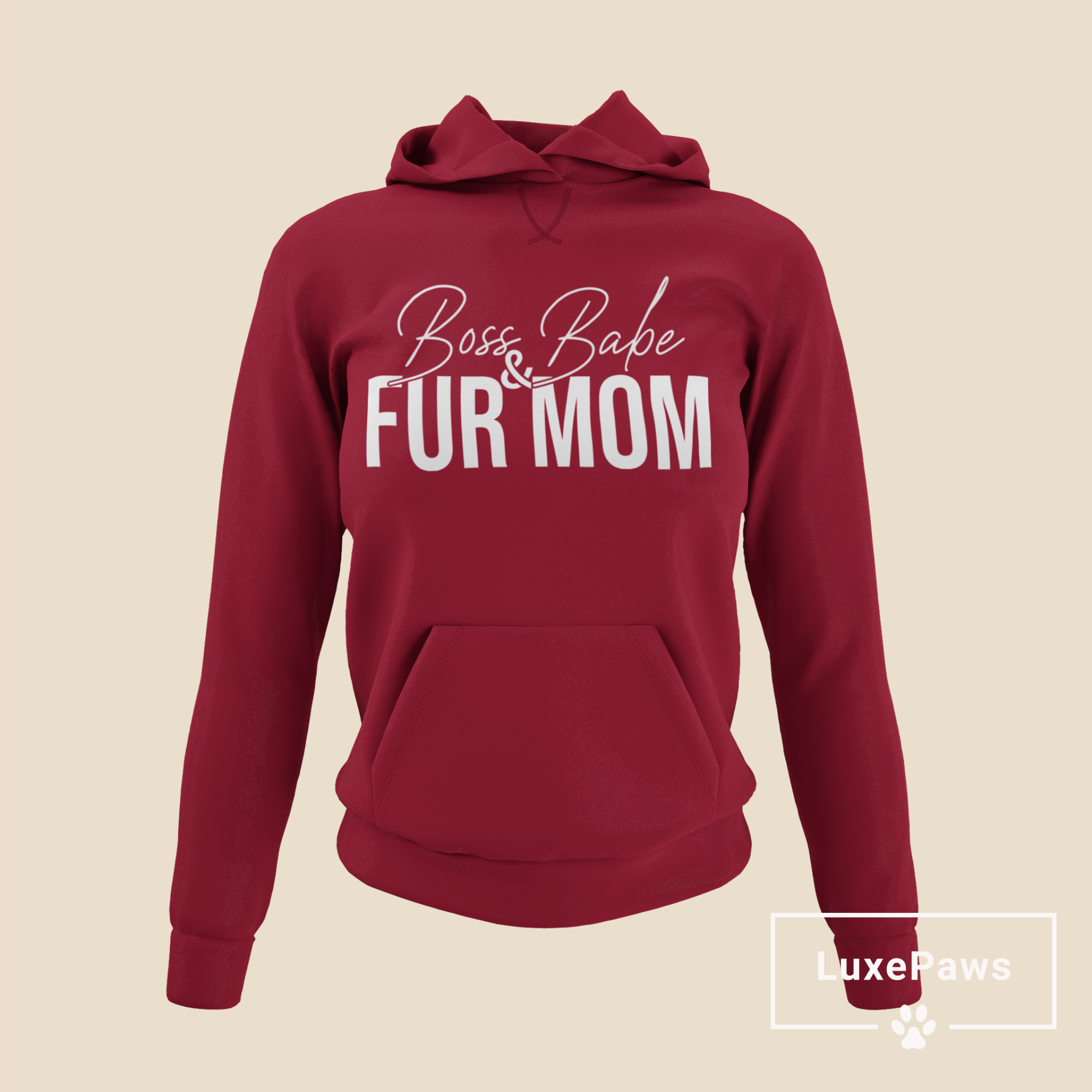 Boss Babe & Fur Mom Hoodie