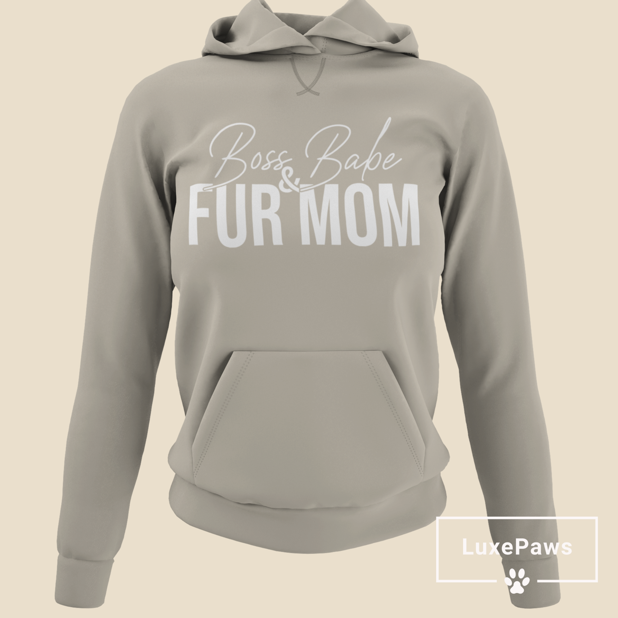 Boss Babe & Fur Mom Hoodie