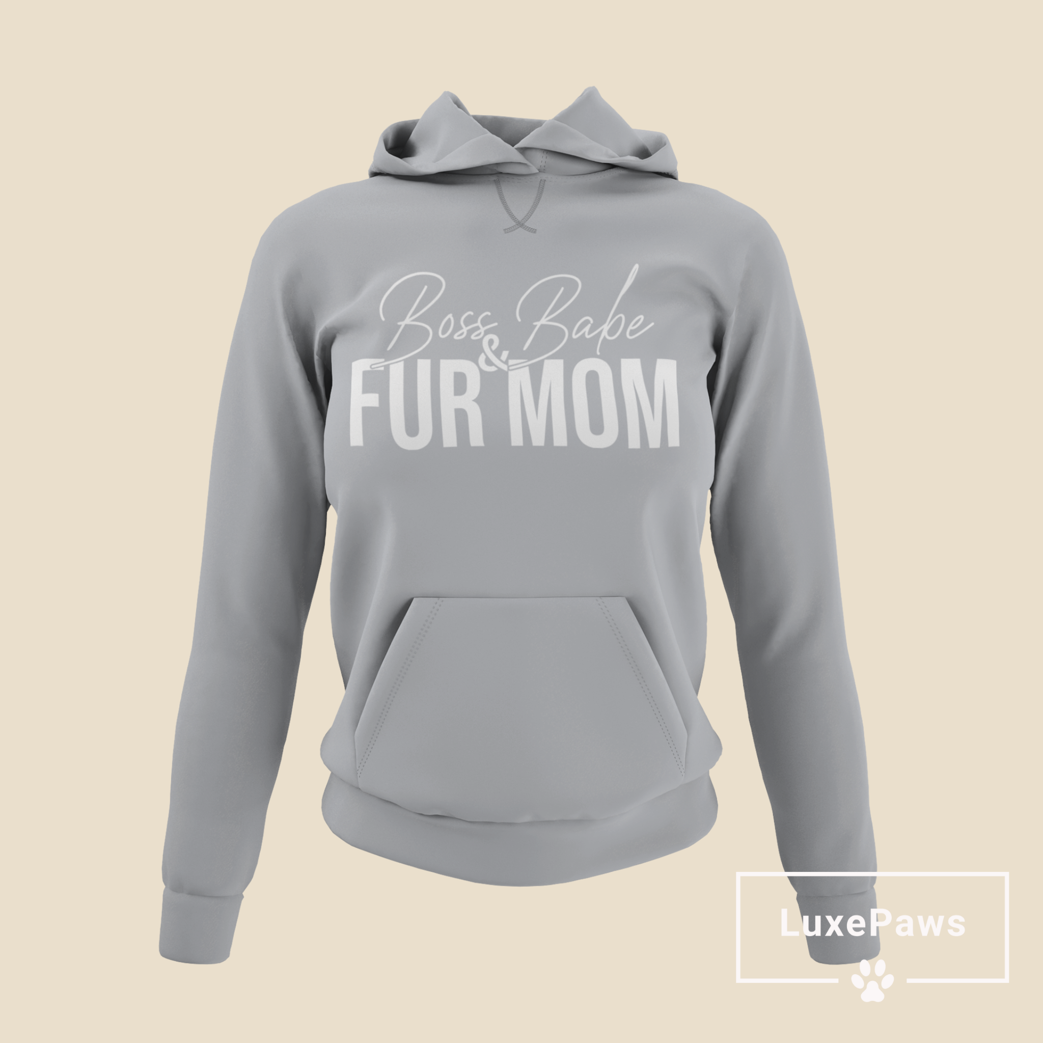 Boss Babe & Fur Mom Hoodie