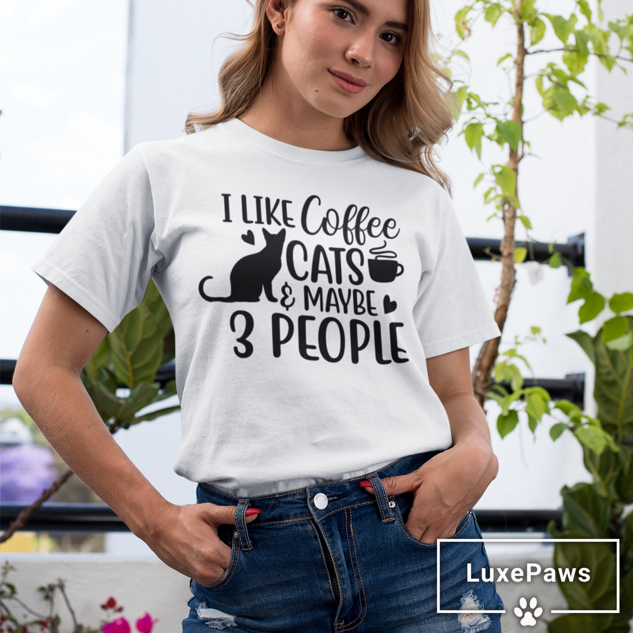I Like Cats & Maybe 3 People T-Shirt
