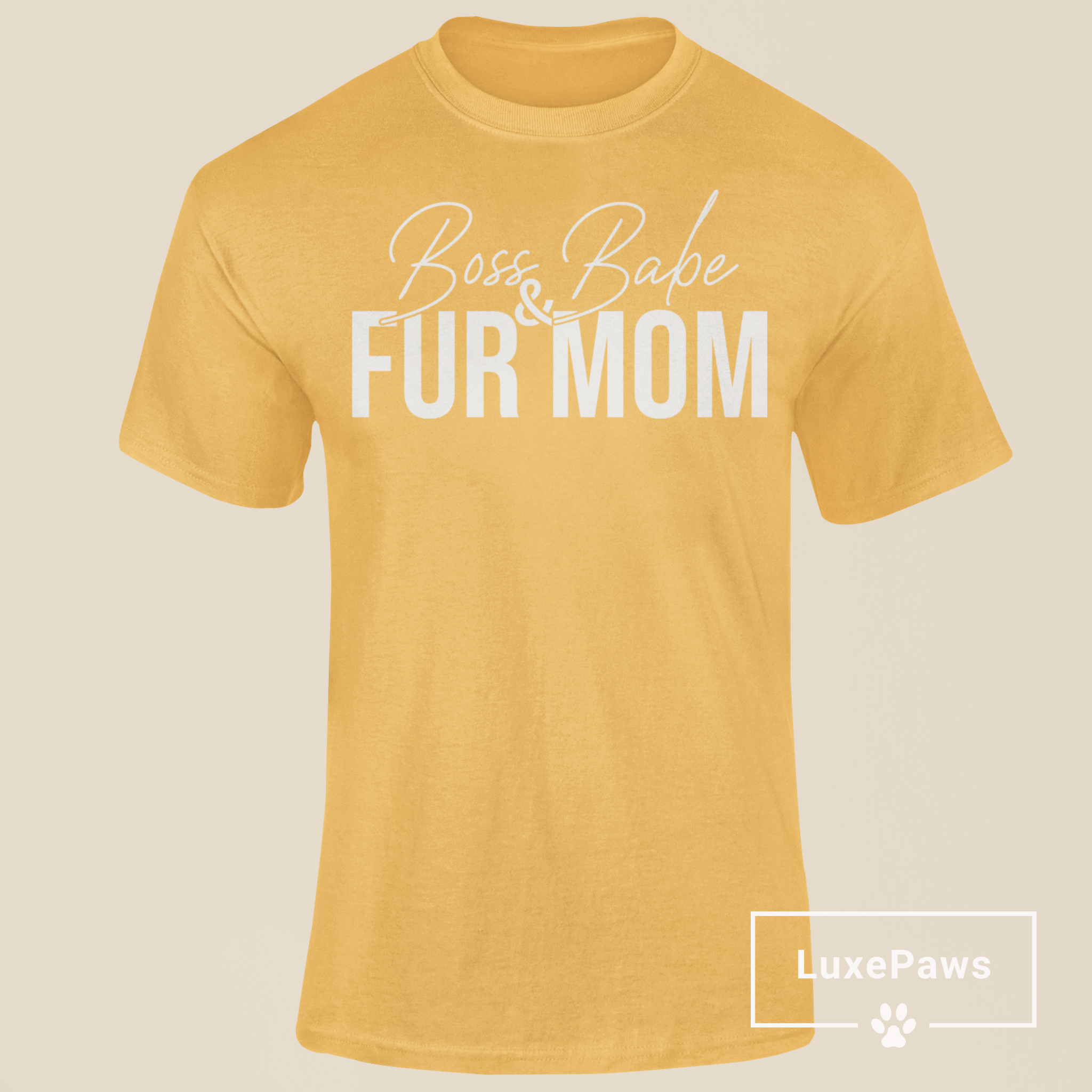 Boss Babe & Fur Mom T-shirt