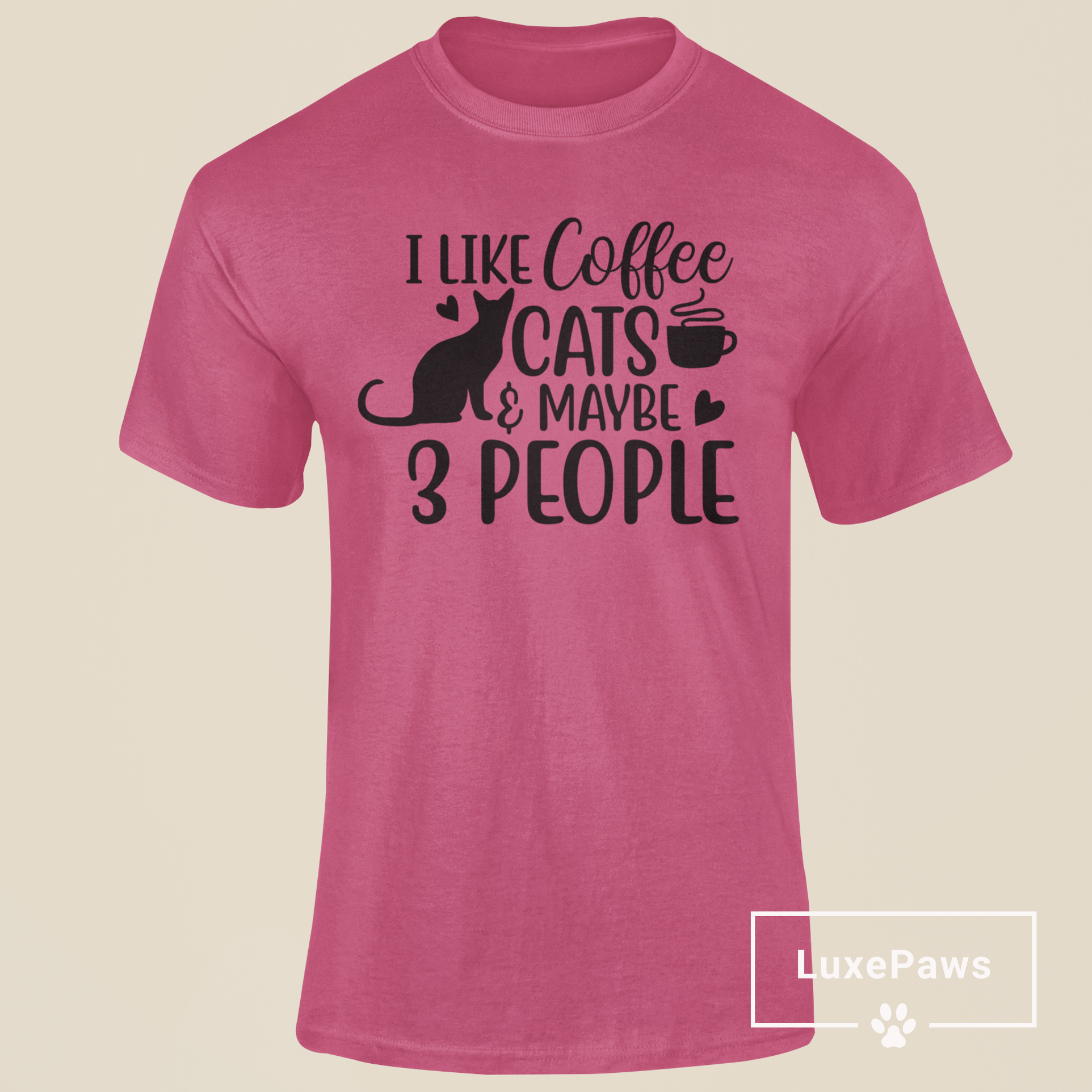 I Like Cats & Maybe 3 People T-Shirt