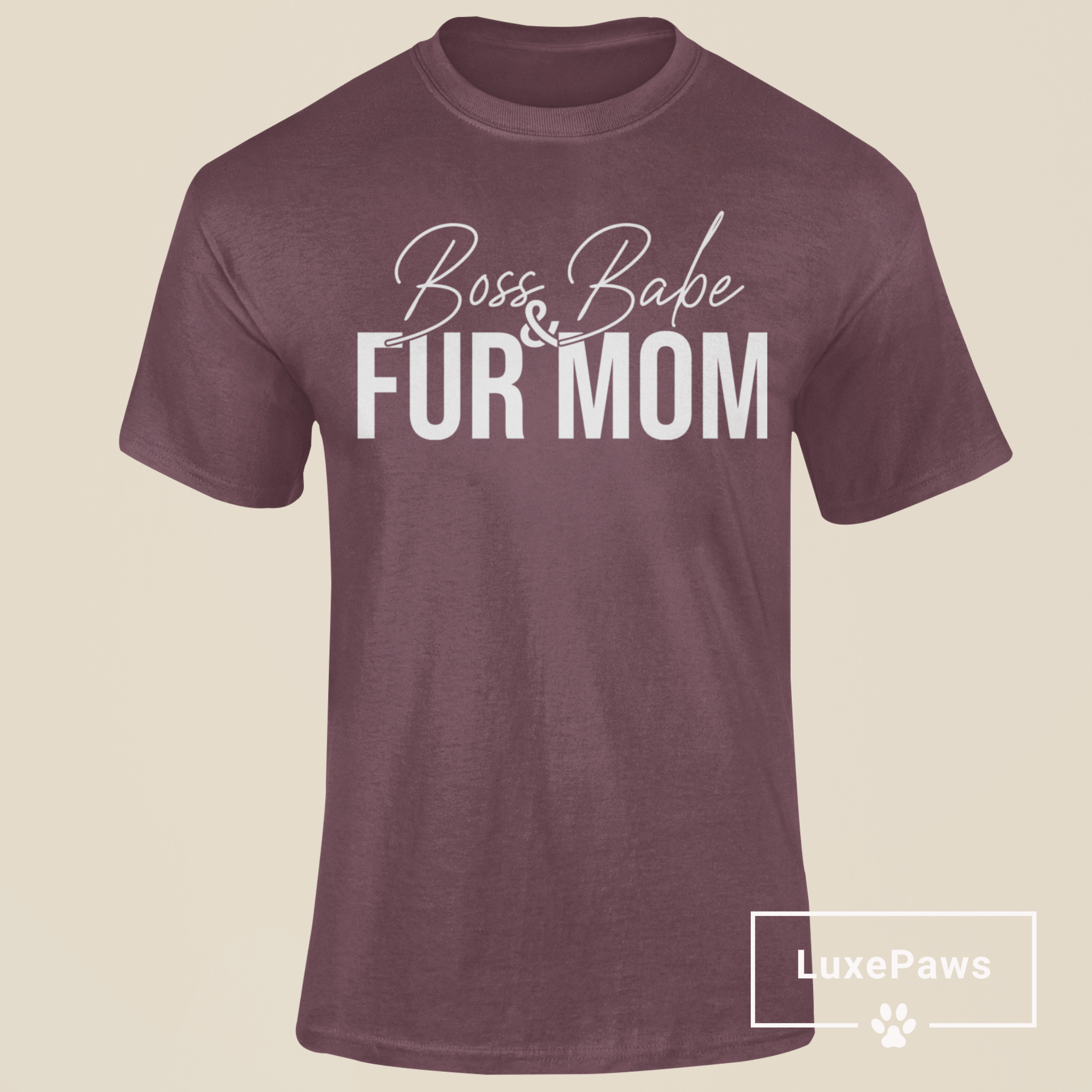 Boss Babe & Fur Mom T-shirt
