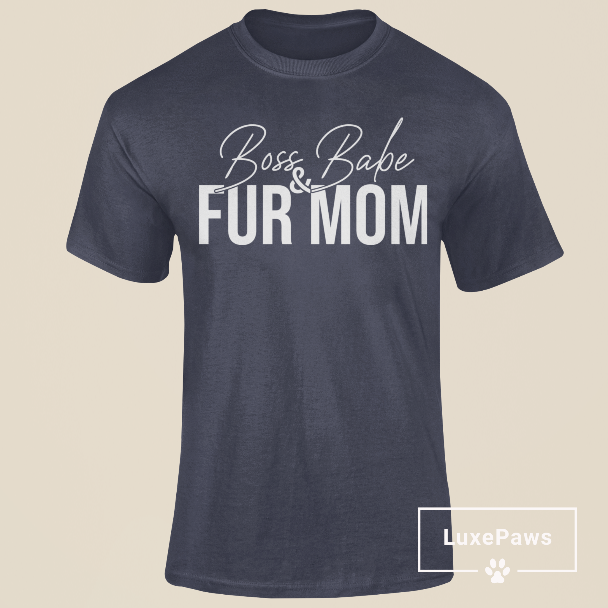 Boss Babe & Fur Mom T-shirt