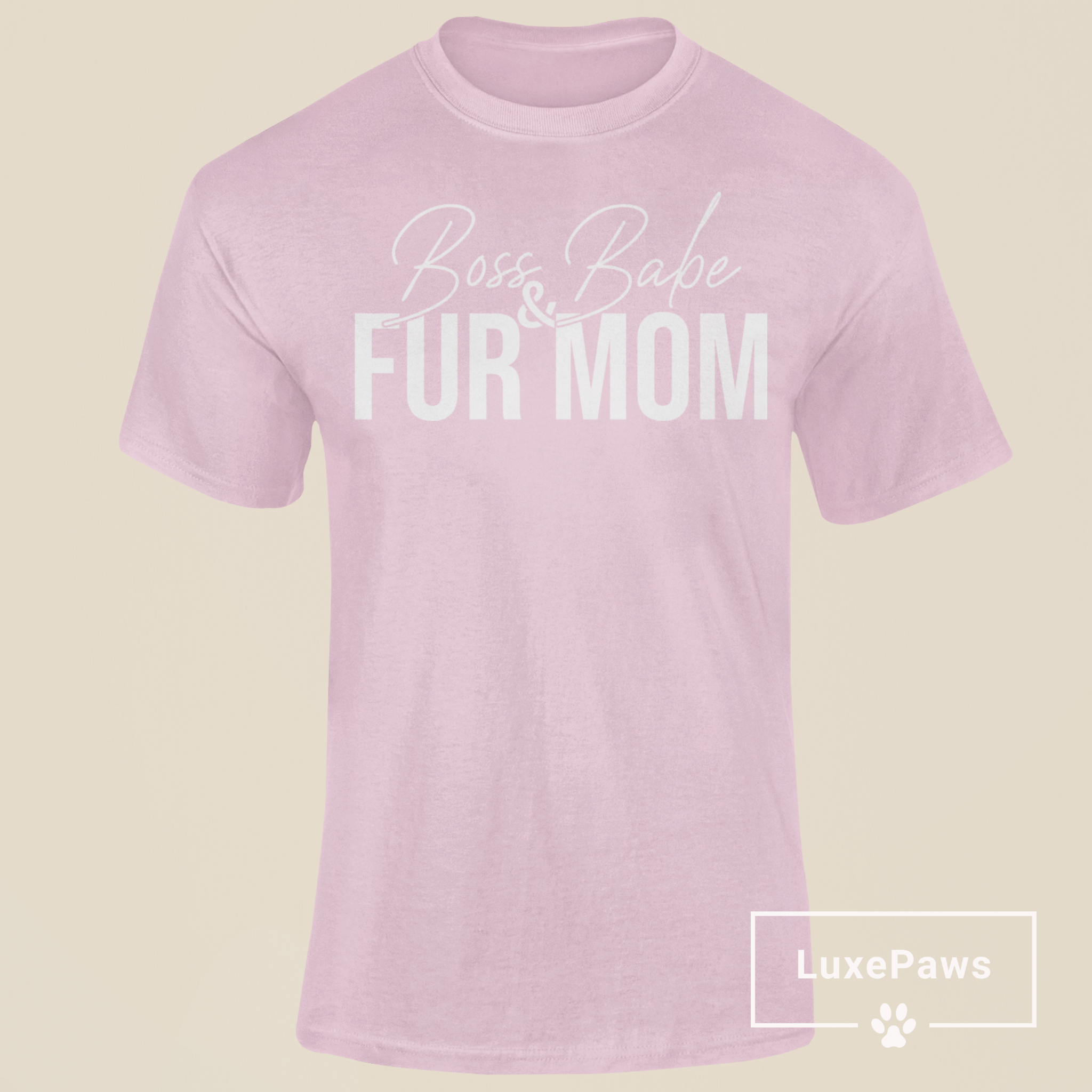 Boss Babe & Fur Mom T-shirt