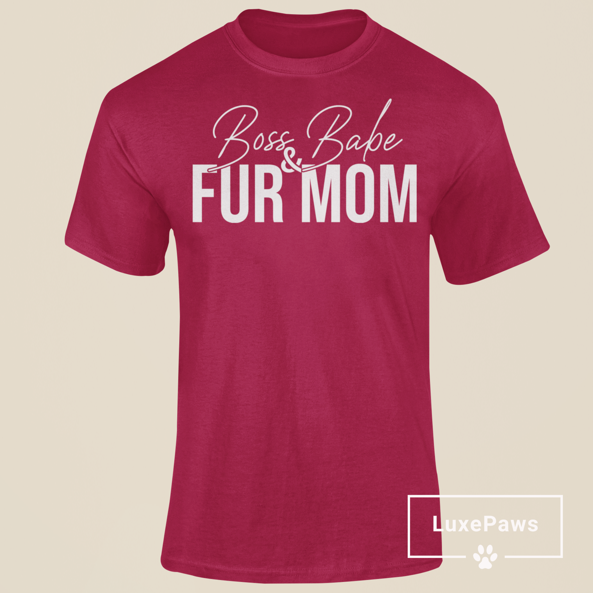 Boss Babe & Fur Mom T-shirt