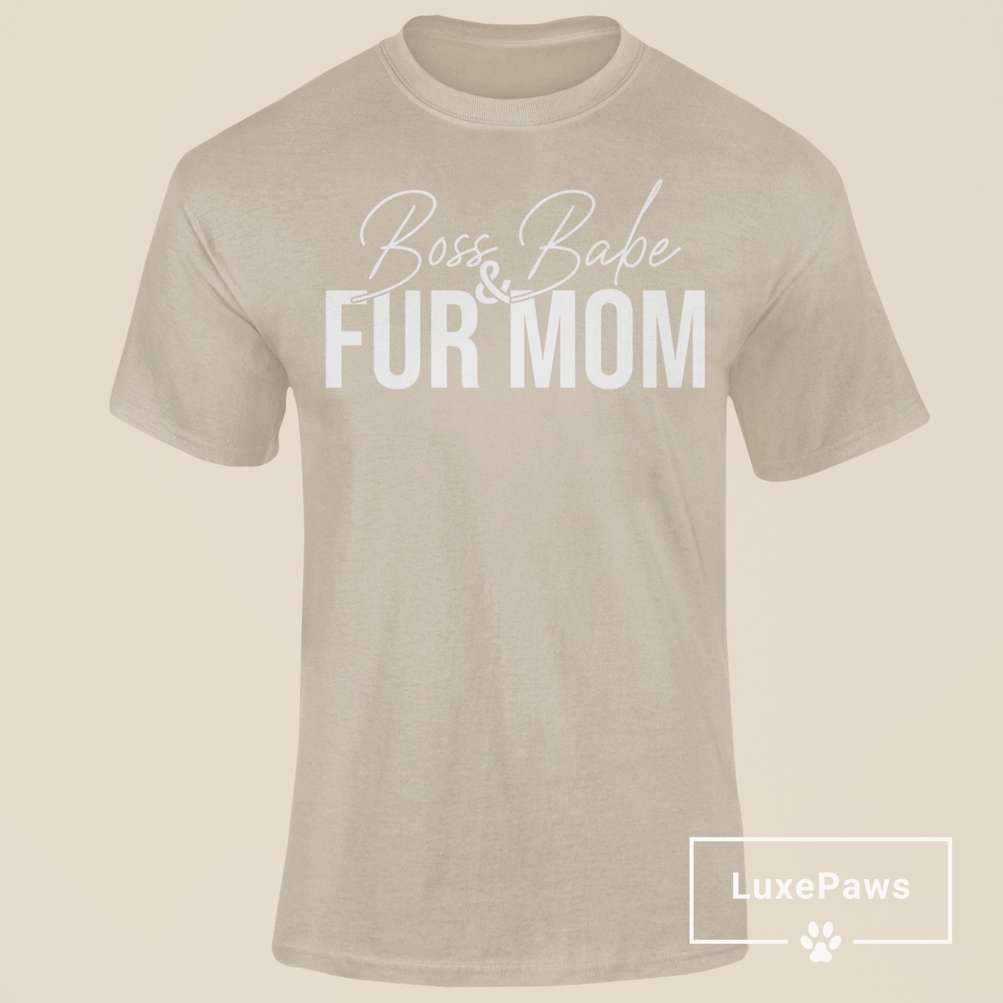 Boss Babe & Fur Mom T-shirt