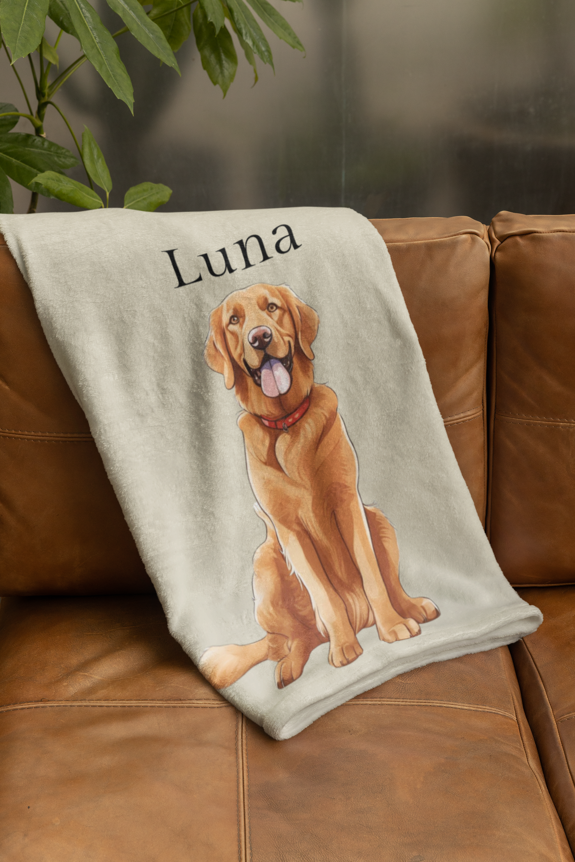 Personalized Pet Blanket: Custom Photo Throw - Name and Face Personalization, Ideal Pet Lovers Gift