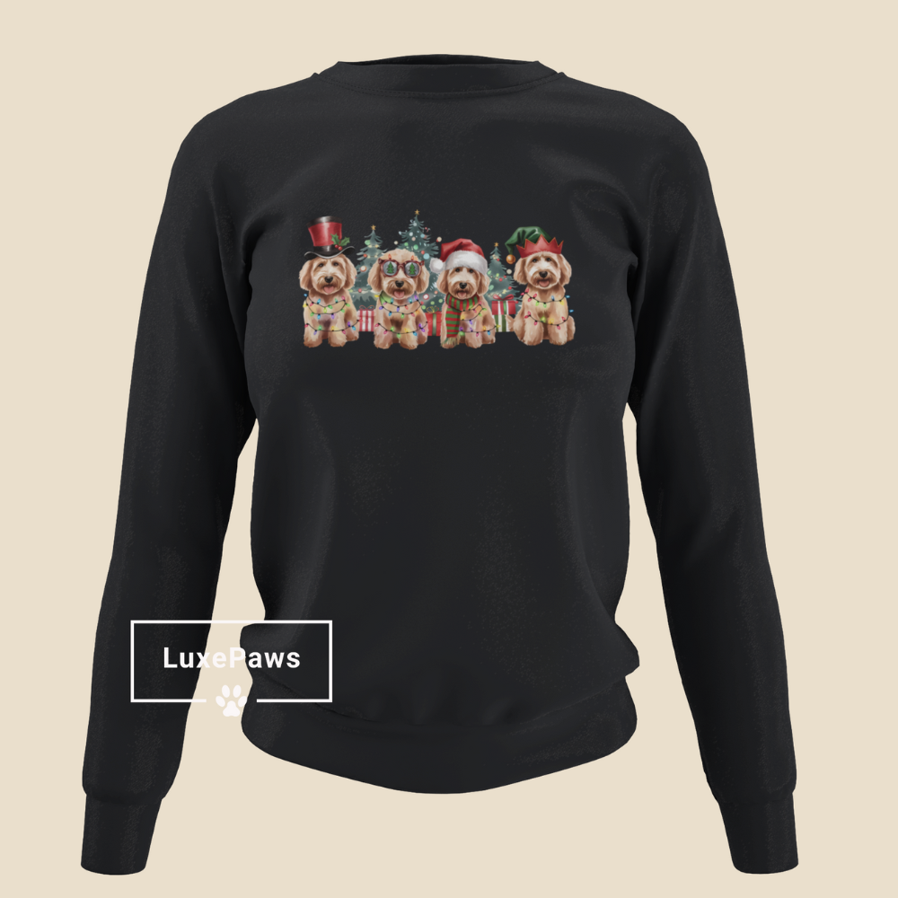 Christmas Golden Doodle Sweatshirt