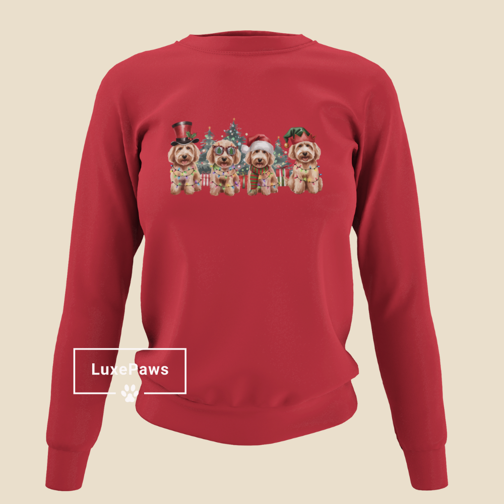 Christmas Golden Doodle Sweatshirt