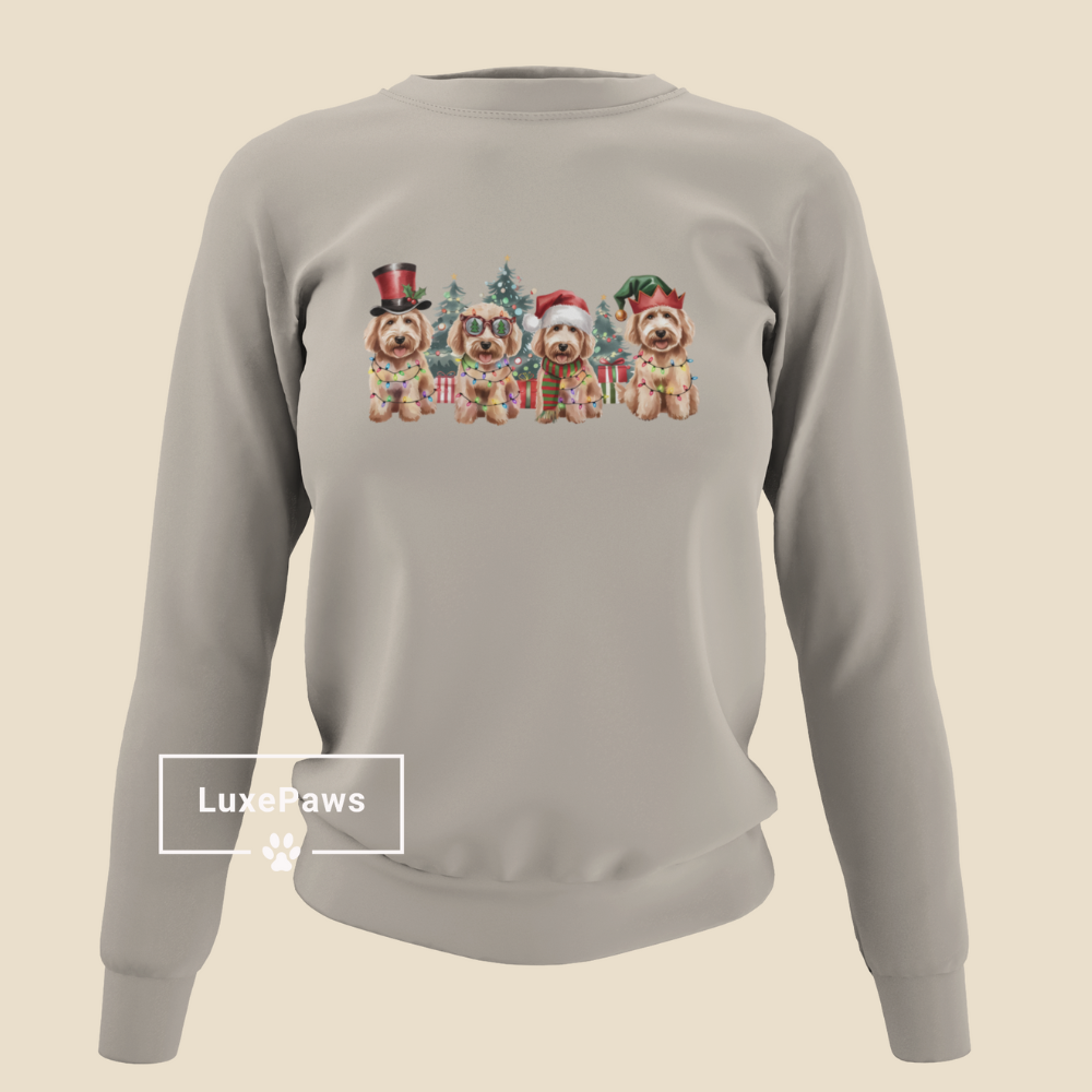 Christmas Golden Doodle Sweatshirt