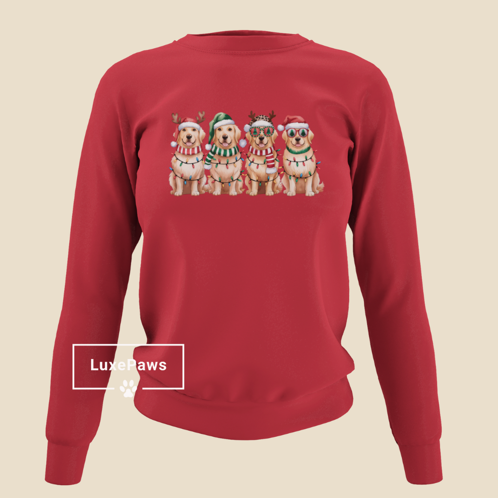 Christmas Golden Retriever Sweatshirt