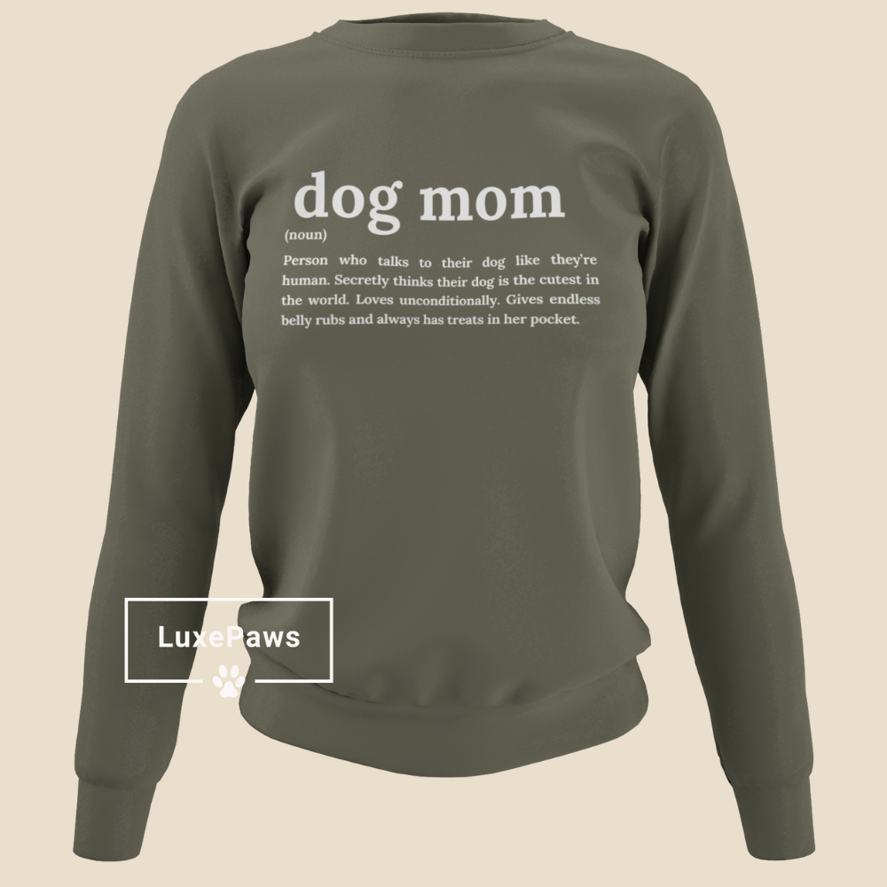 Dog Mom Definition Sweatshirt