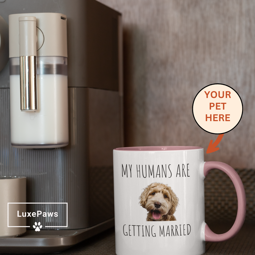 Personalized "My Humans Are Getting Married" 11 oz Accent Mug