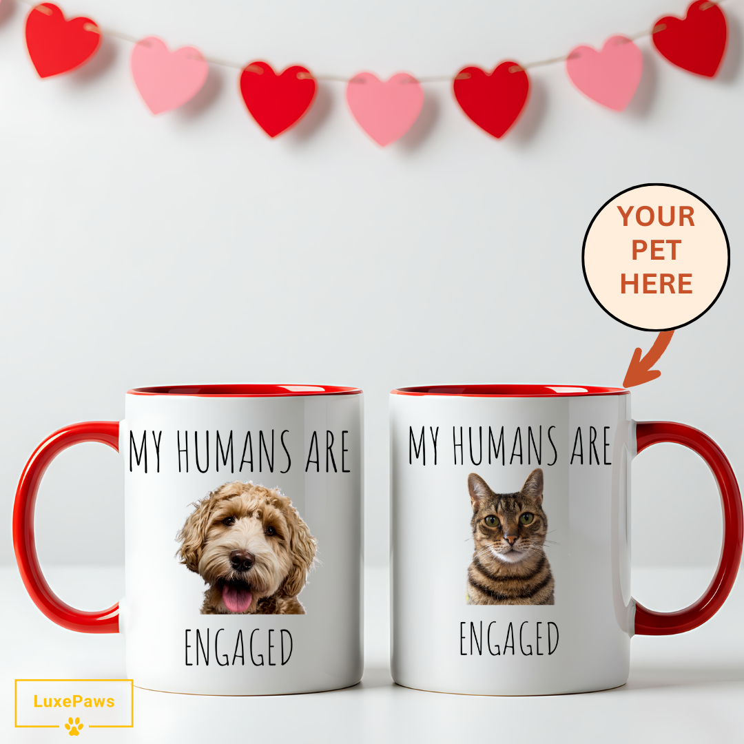 Personalized "My Humans Are Getting Married" 11 oz Accent Mug