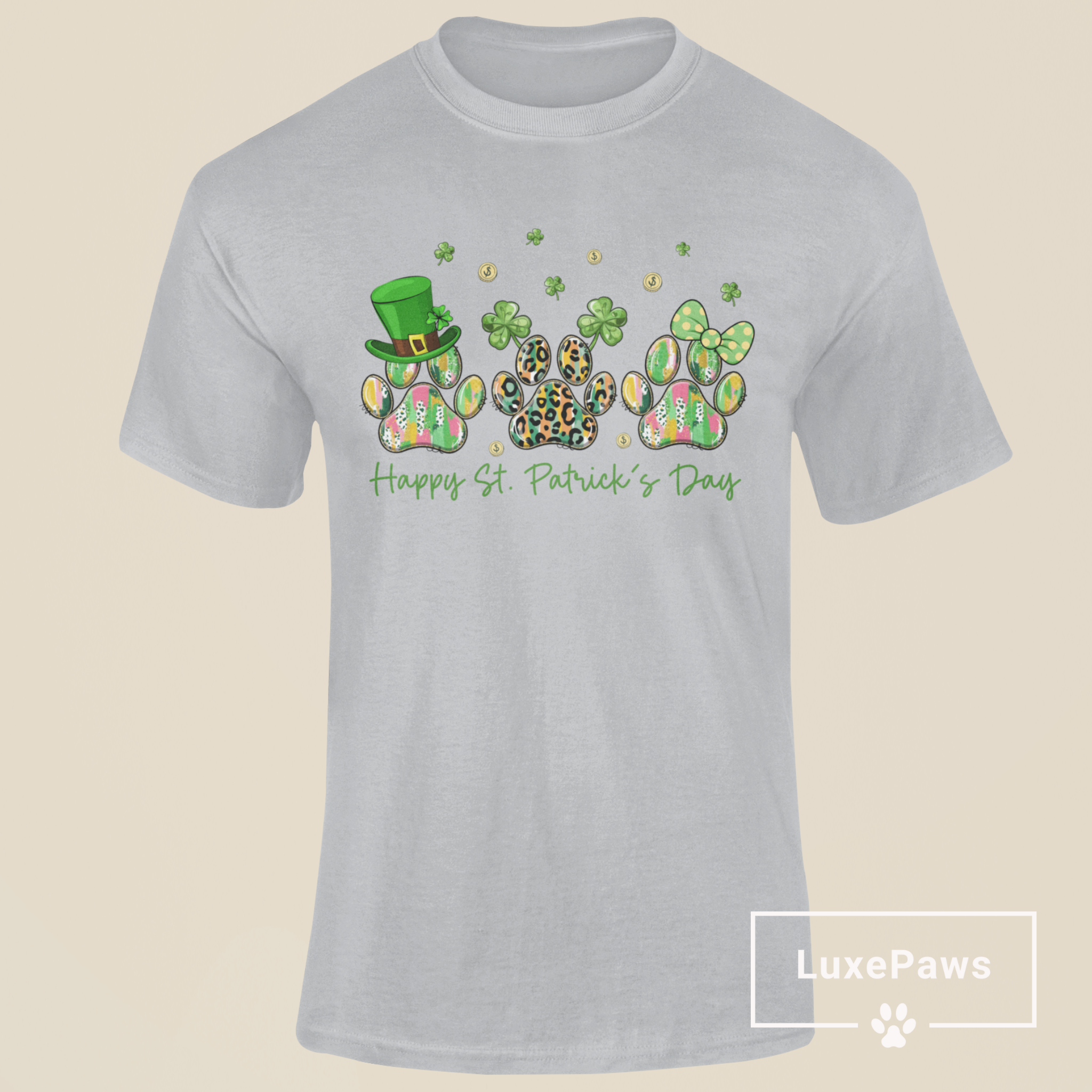 Happy St. Patrick’s Day Paws T-Shirt