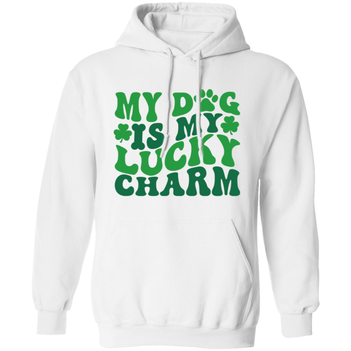 ☘️ My Dog is My Lucky Charm Hoodie ☘️
