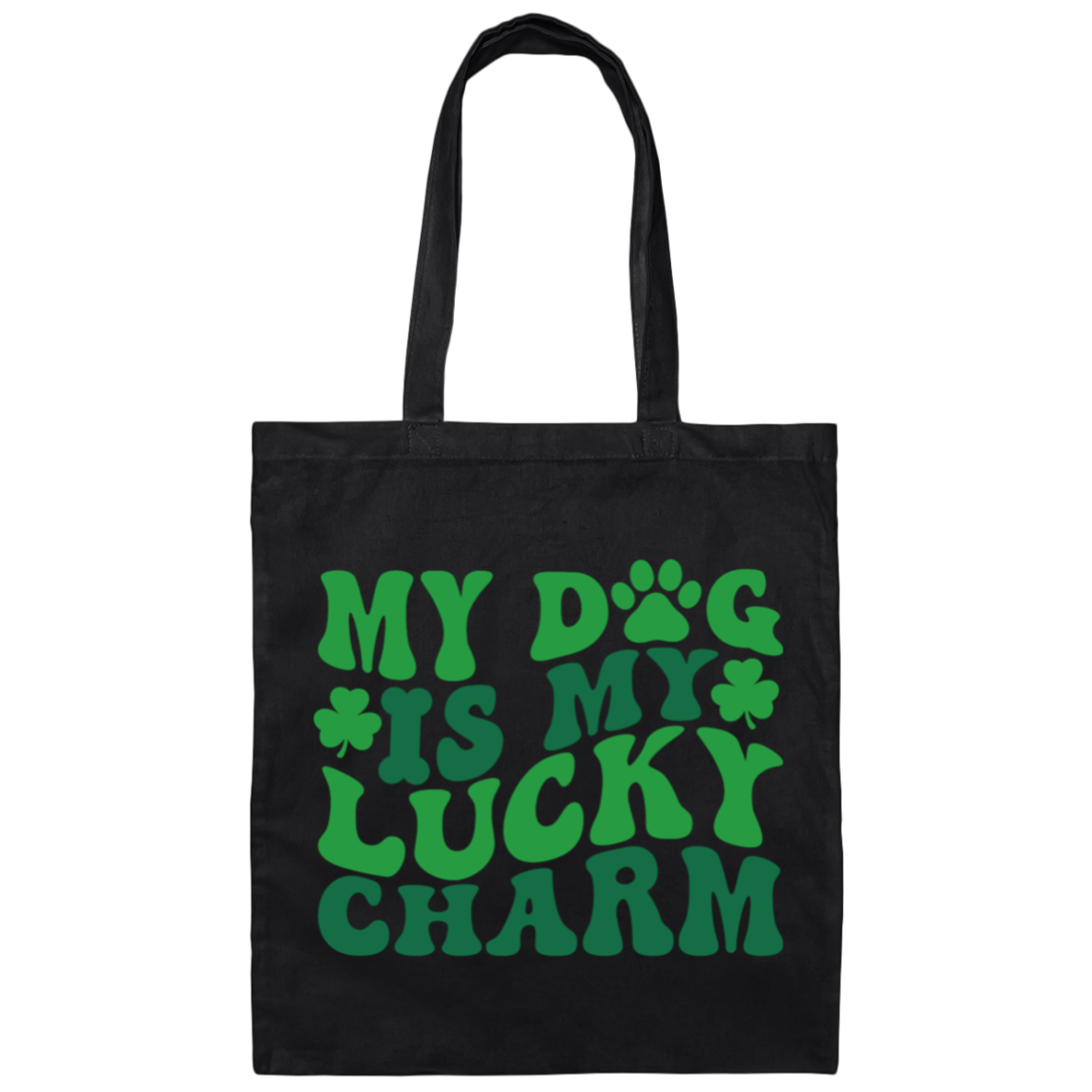 ☘️ My Dog is My Lucky Charm Tote Bag ☘️