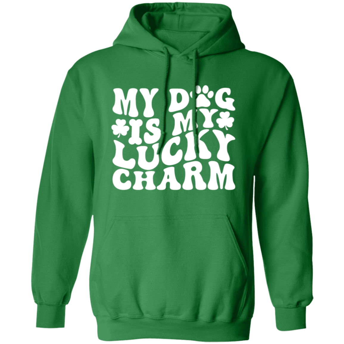 ☘️ Green | My Dog is My Lucky Charm Hoodie ☘️