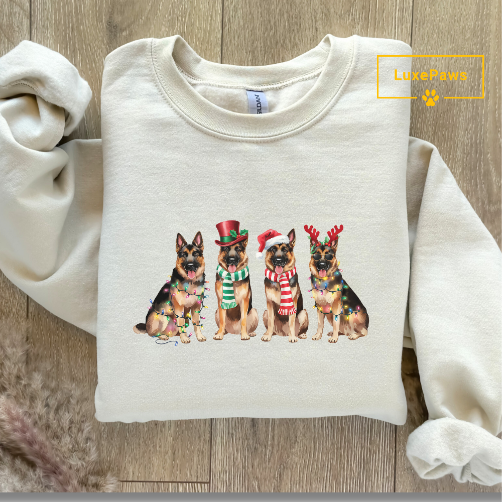 Christmas German Shepherd Sweatshirt