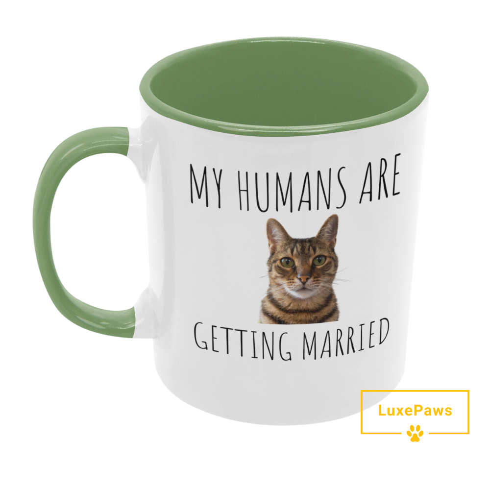 Personalized "My Humans Are Getting Married" 11 oz Accent Mug