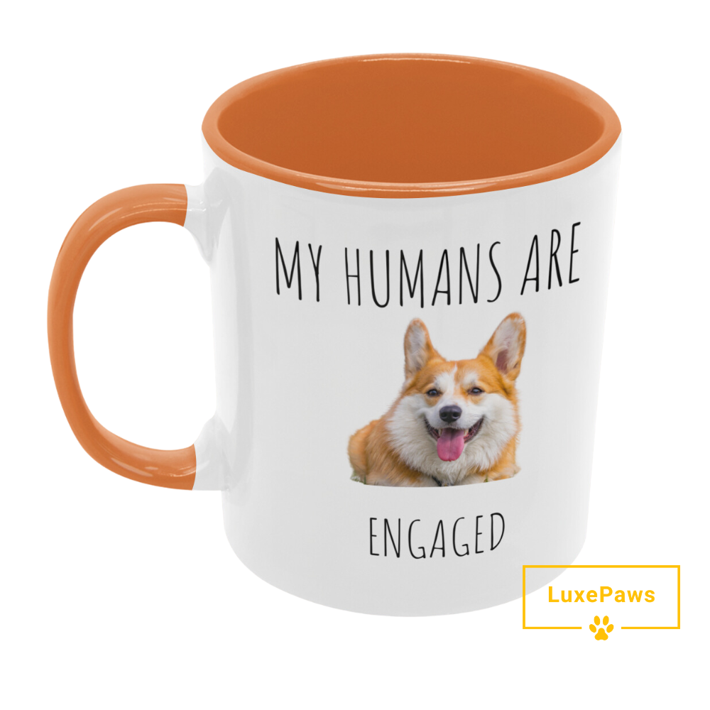 Personalized "My Humans Are Getting Married" 11 oz Accent Mug