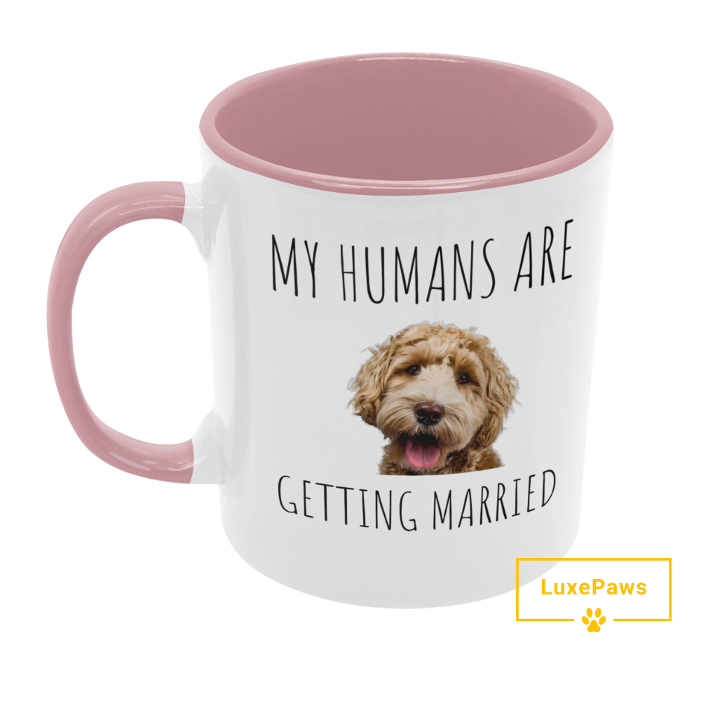 Personalized "My Humans Are Getting Married" 11 oz Accent Mug