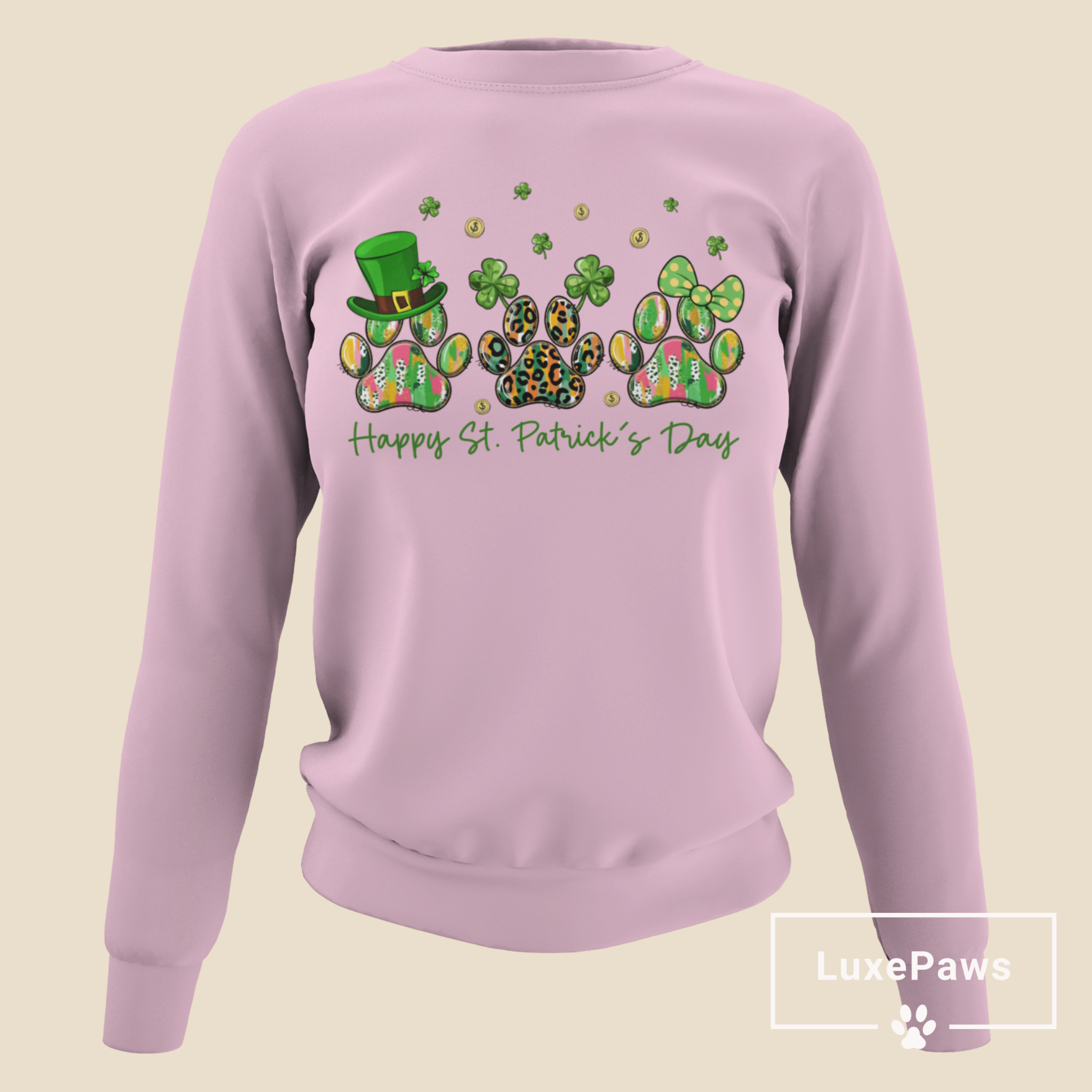 Happy St. Patrick’s Day Paws Sweatshirt!