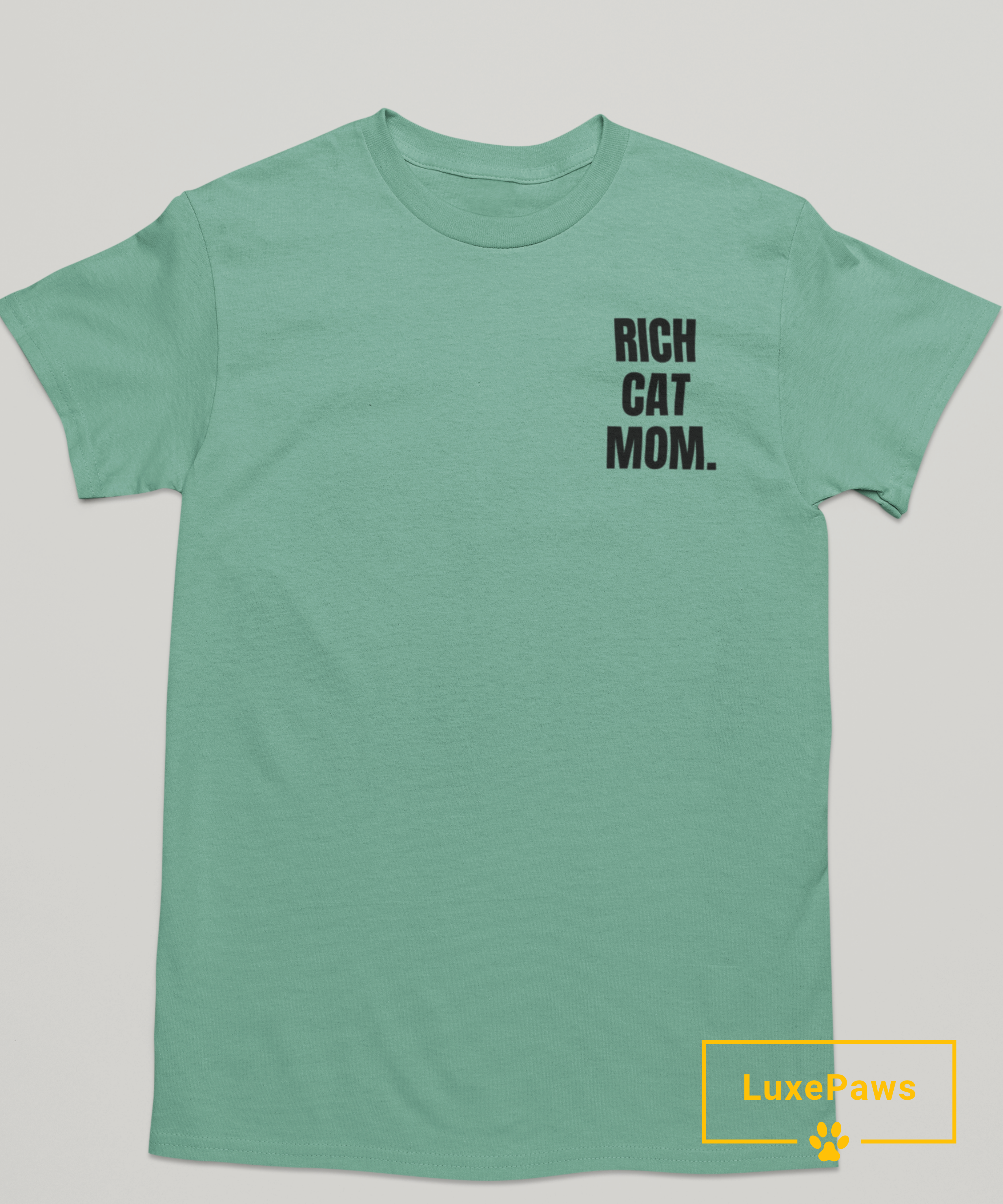 Rich Cat Mom. Comfort Colors T-Shirt