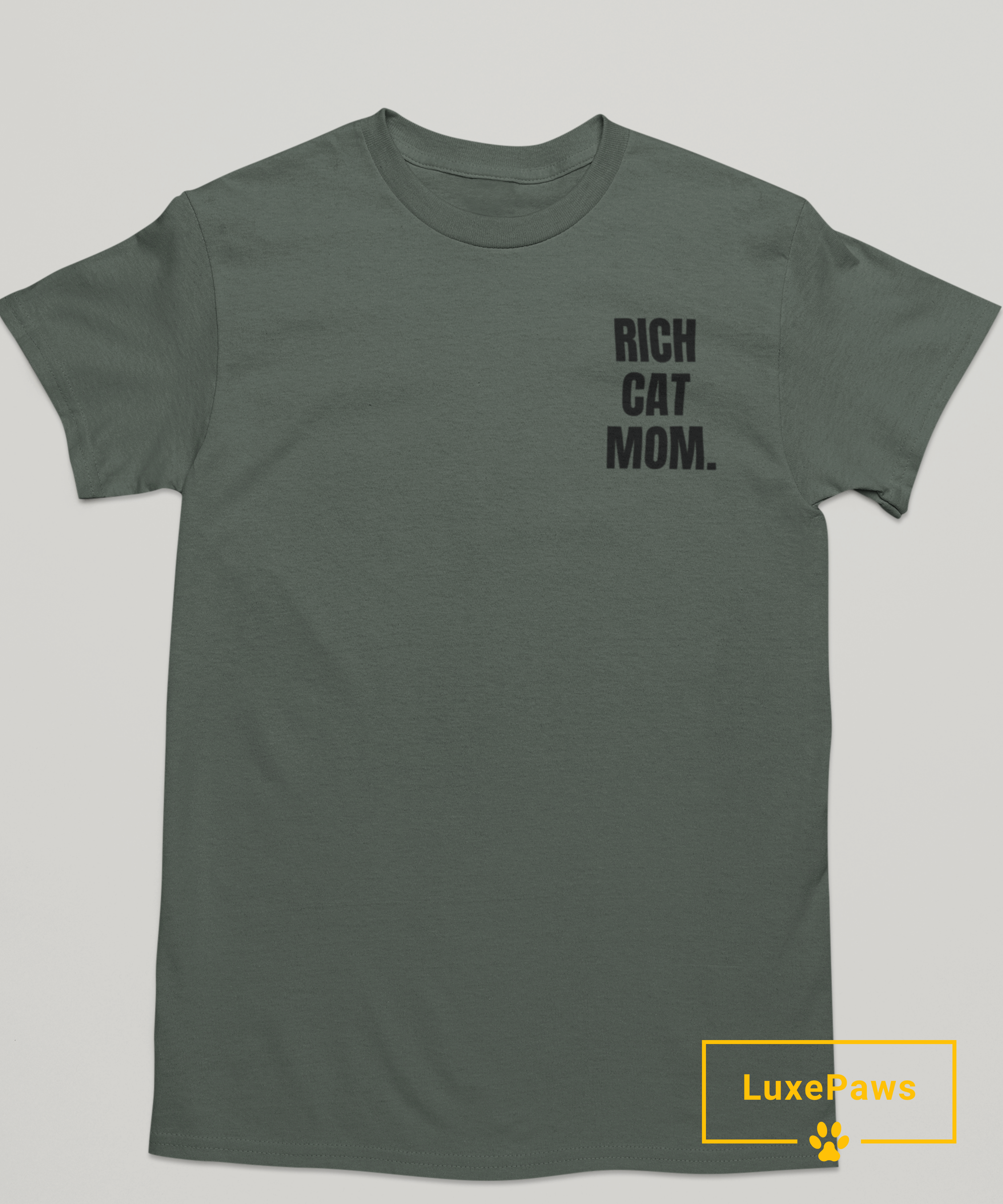 Rich Cat Mom. Comfort Colors T-Shirt