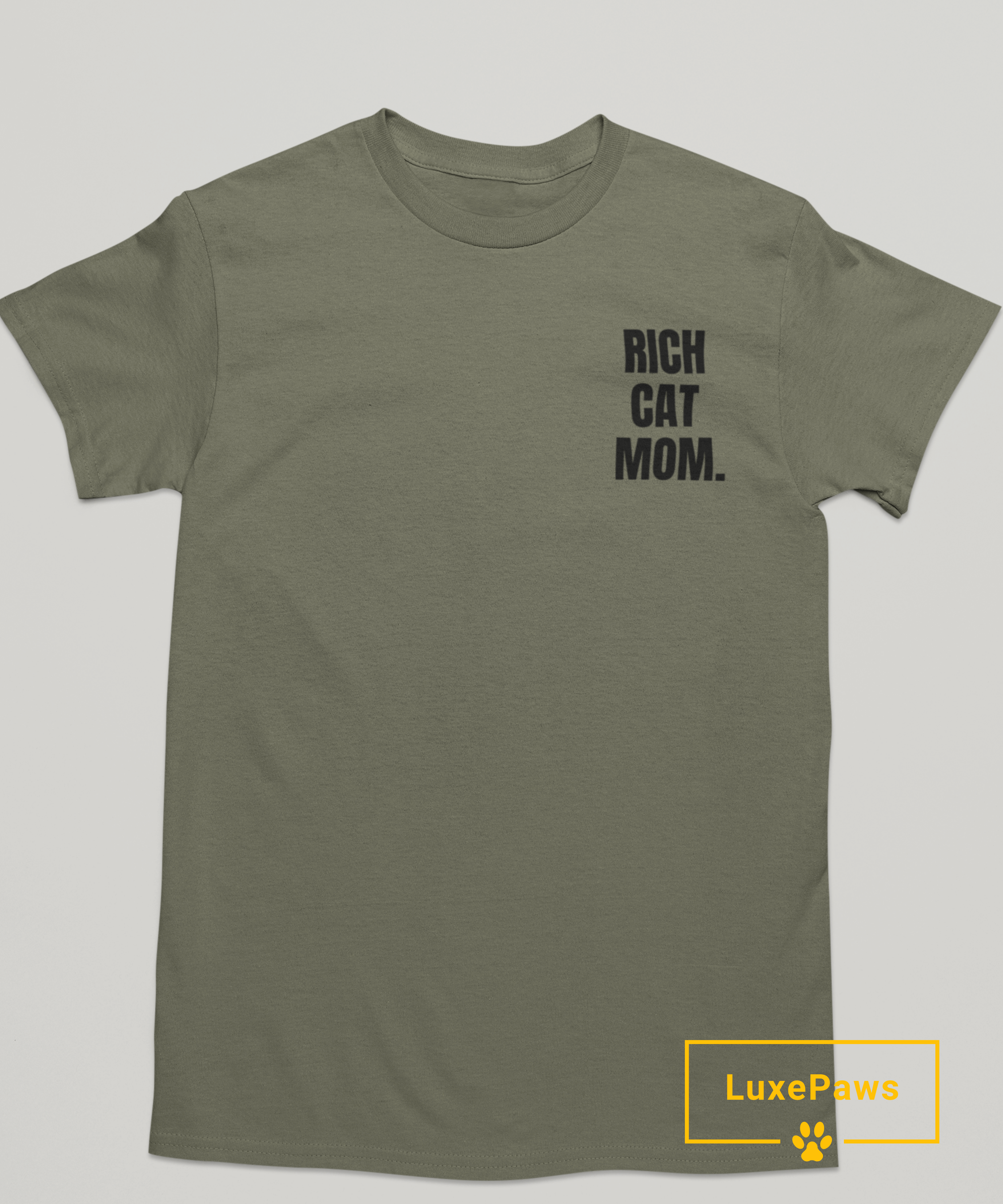 Rich Cat Mom. Comfort Colors T-Shirt