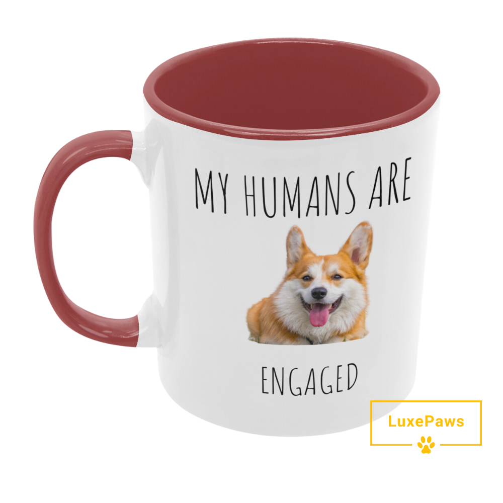 Personalized "My Humans Are Getting Married" 11 oz Accent Mug