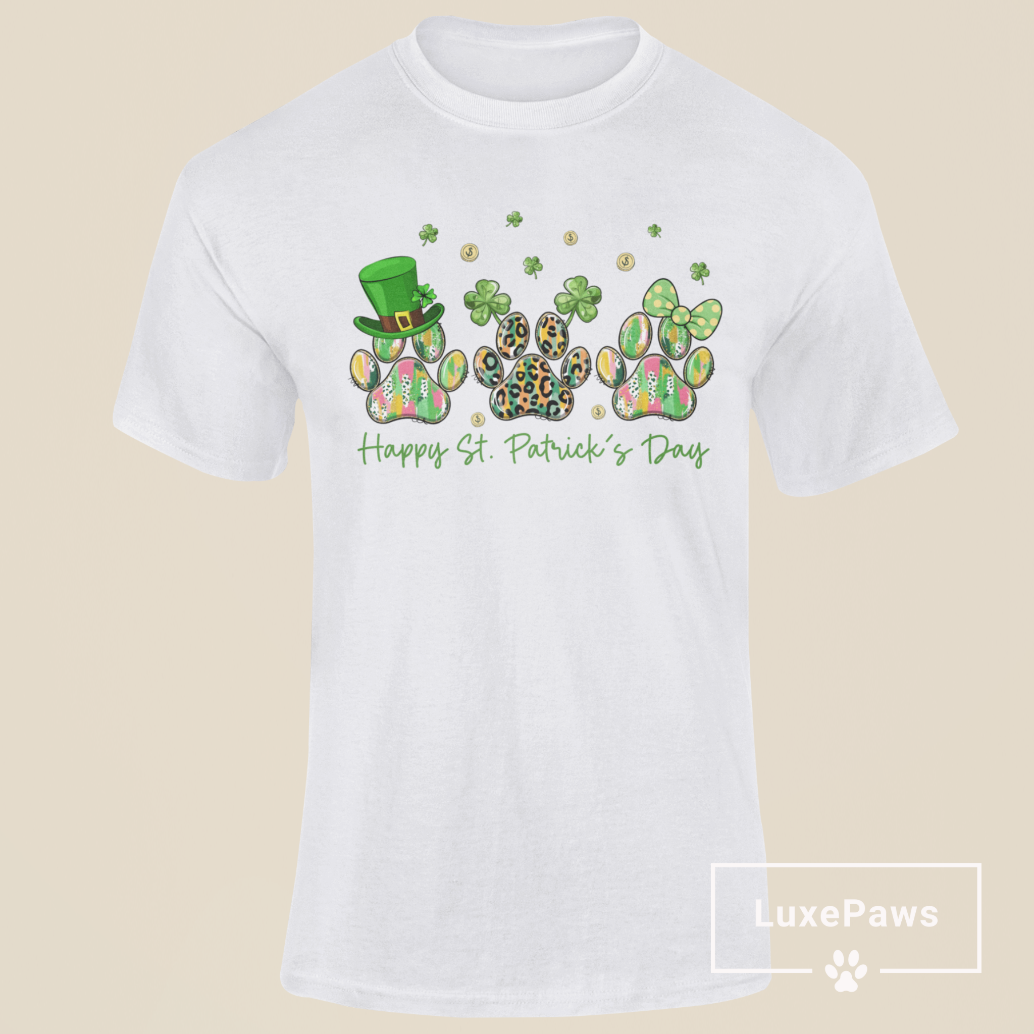 Happy St. Patrick’s Day Paws T-Shirt