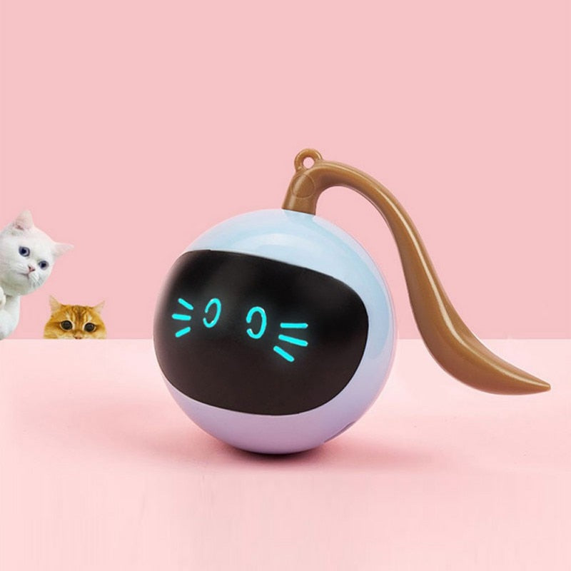 Interactive Self-Rotating Cat Toy
